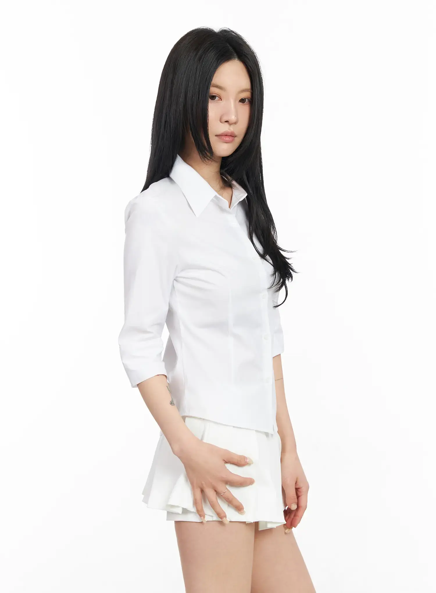 Classic 3/4 Sleeve Shirt CM516 - Image 5