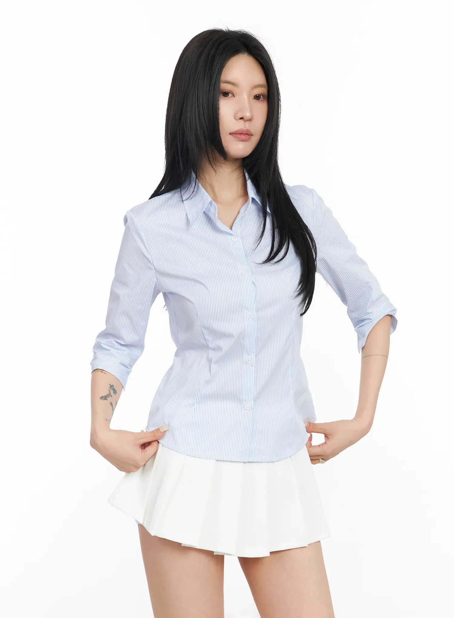 Classic 3/4 Sleeve Shirt CM516 - Image 8