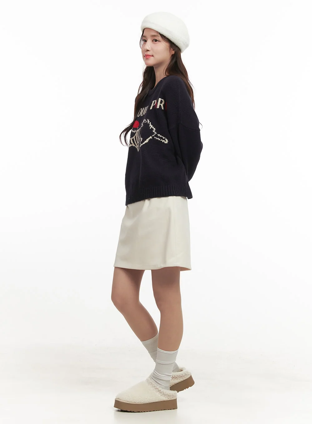 Classic A-Line Mini Skirt CJ515 - Image 3