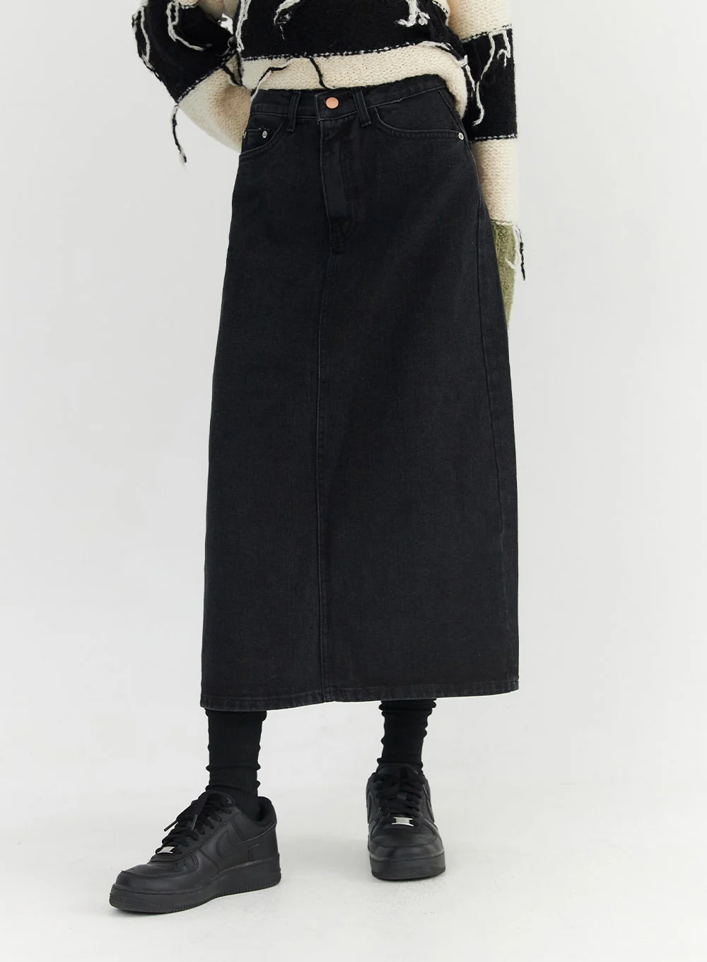 Classic Cotton Maxi Skirt CO330 - Image 4