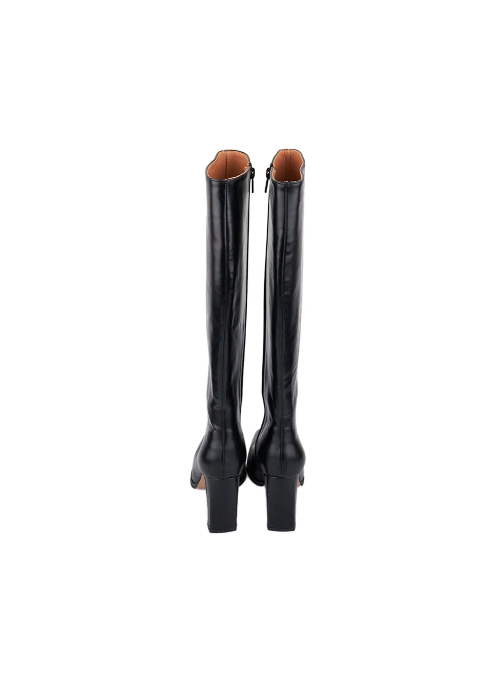 Classic Faux-Leather Knee-High Boots CJ514 - Image 10