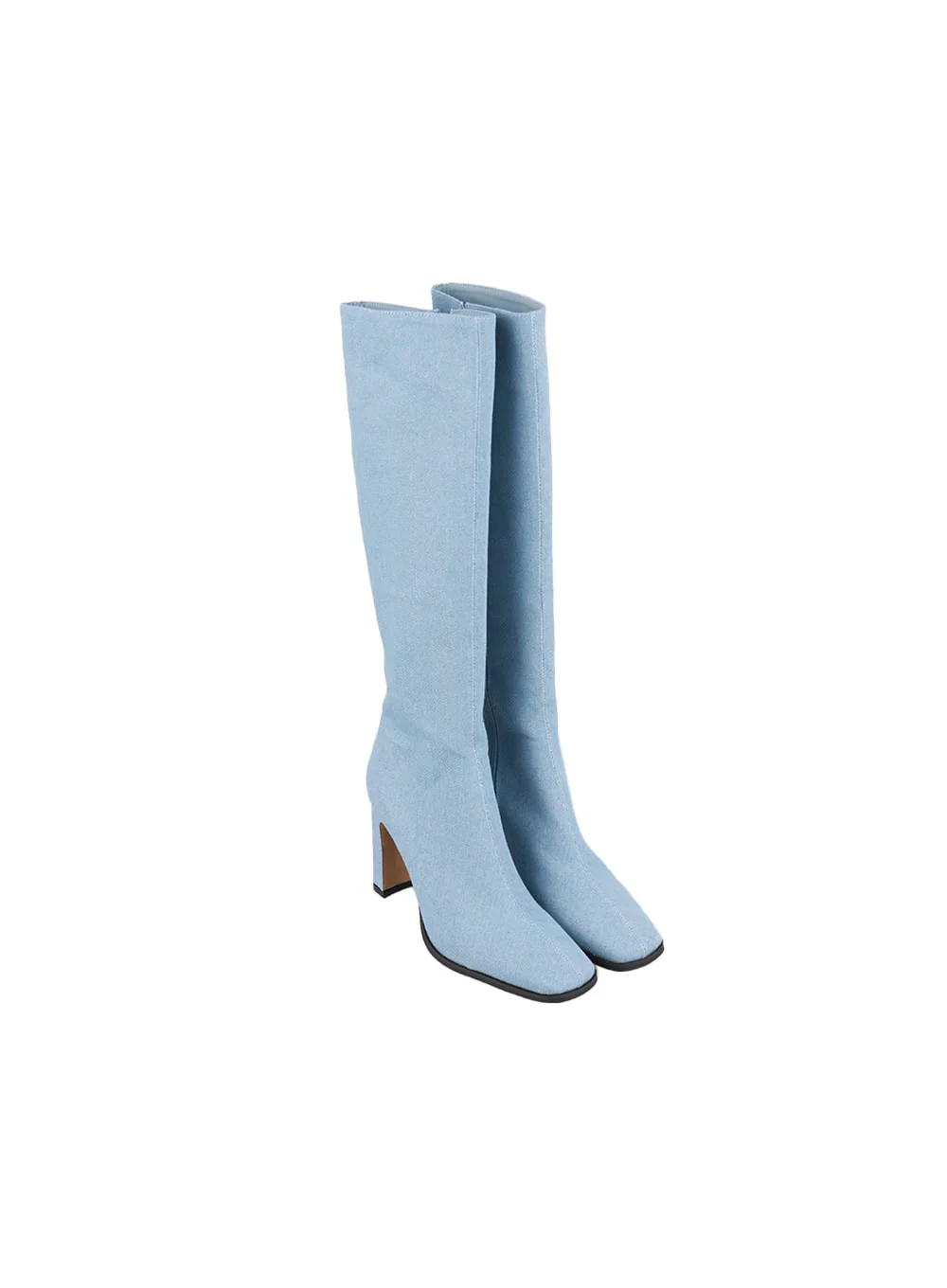Classic Faux-Leather Knee-High Boots CJ514 - Image 12