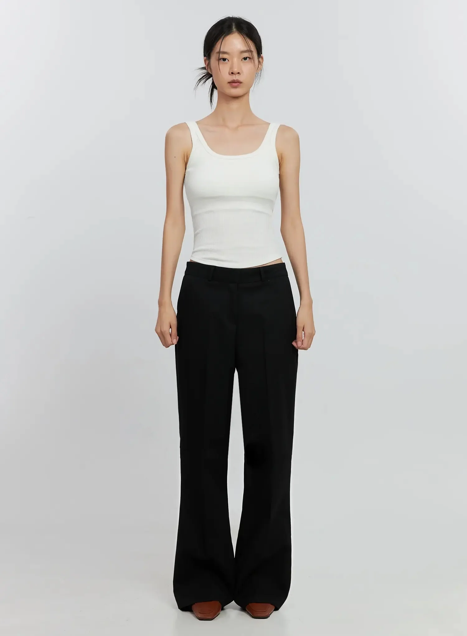 Classic Flared Slacks IS516 - Image 10