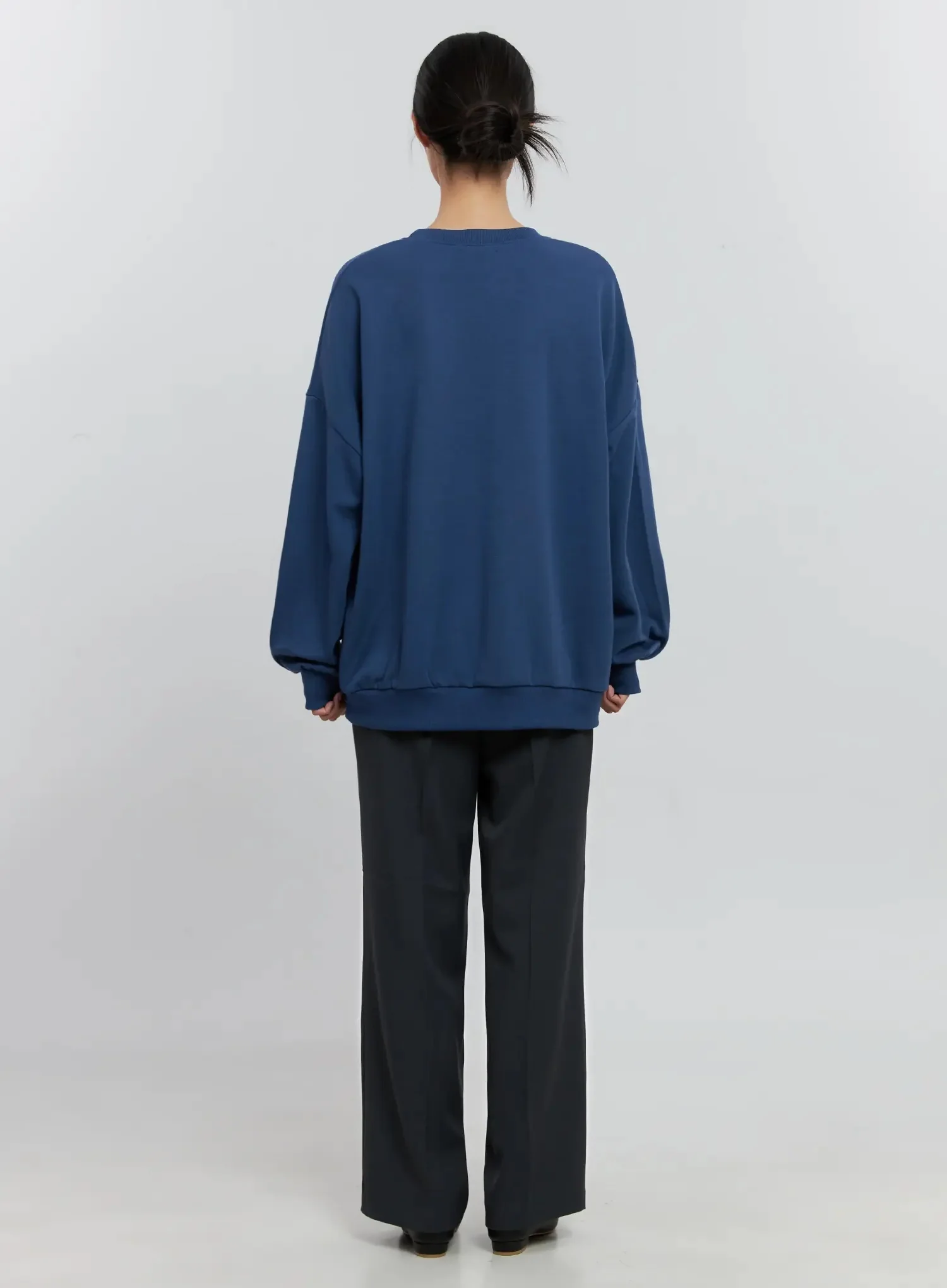Classic Grey Crewneck Sweatshirt IS516 - Image 22