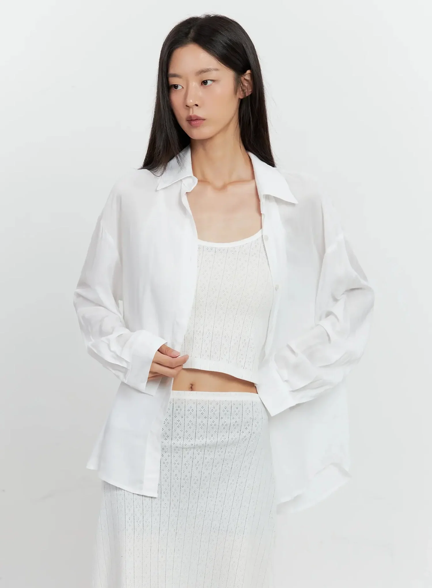 Classic Long-Sleeve Button-Up IL528 - Image 19