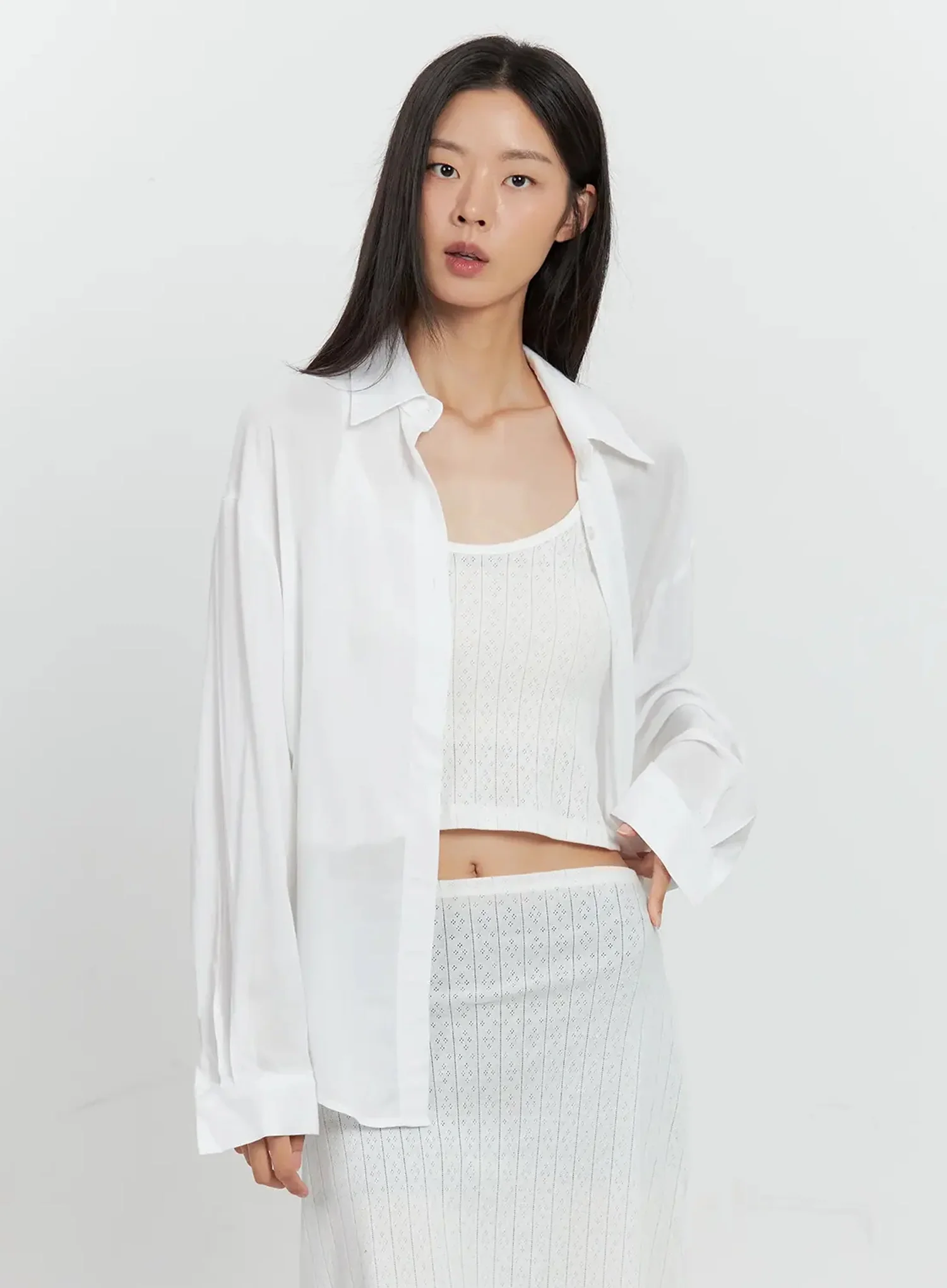 Classic Long-Sleeve Button-Up IL528 - Image 9