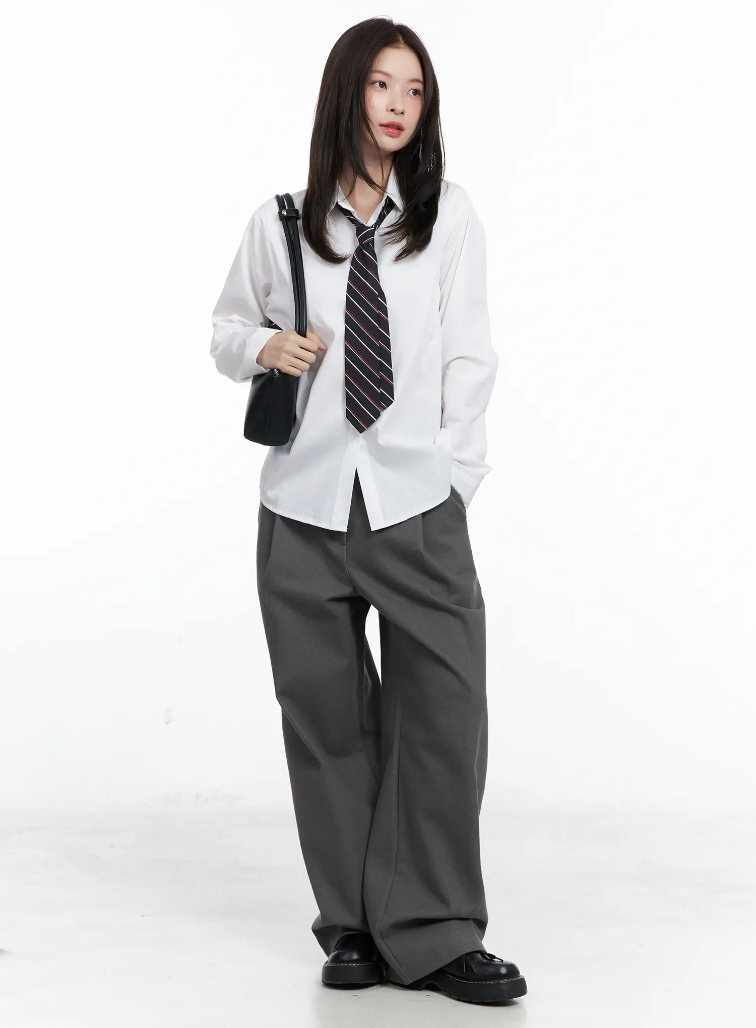 Classic Long Sleeve Button-Up Shirt CN519 - Image 3