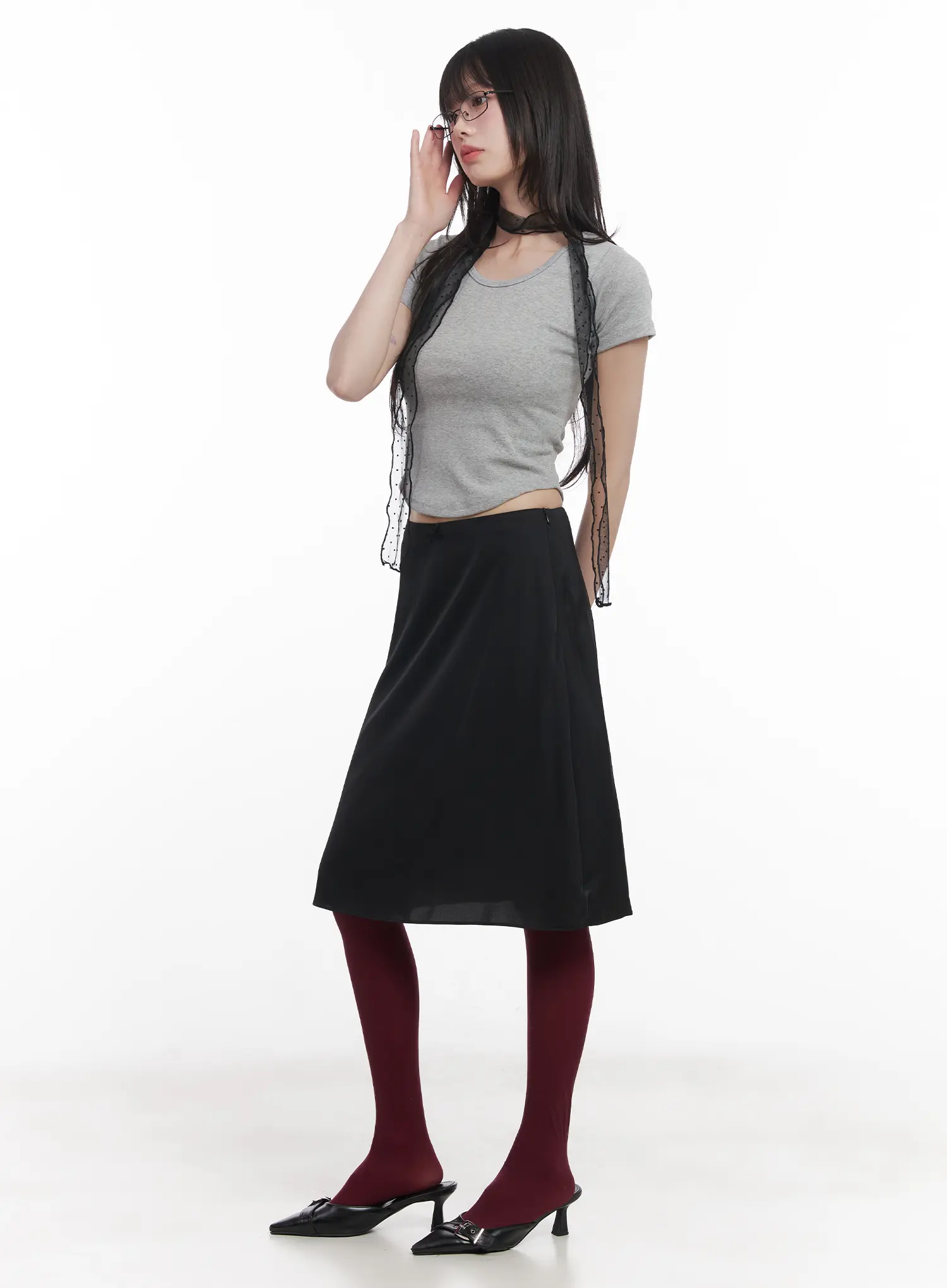 Classic Midi Skirt CU520 - Image 2
