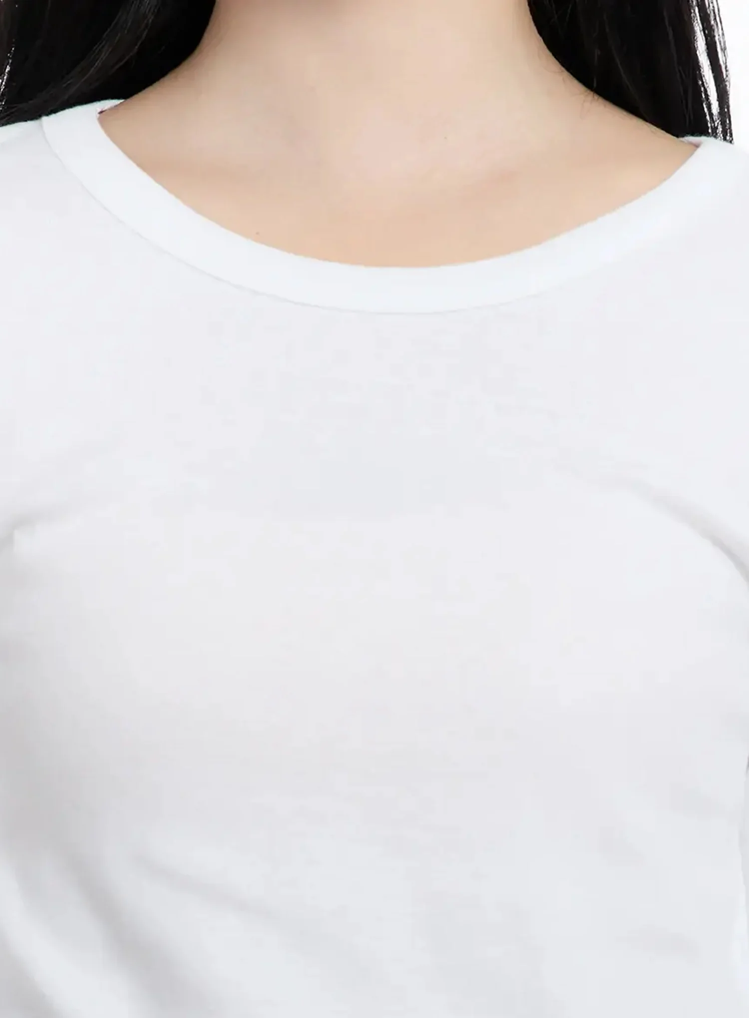Classic Round Neck Long Sleeve Top IM519 - Image 4