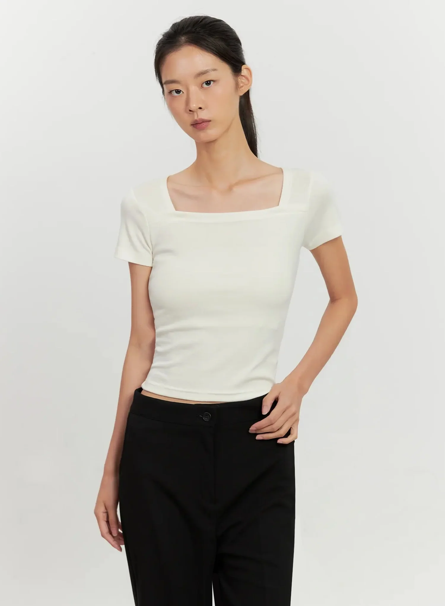 Classic Square-Neck Top IL528 - Image 10