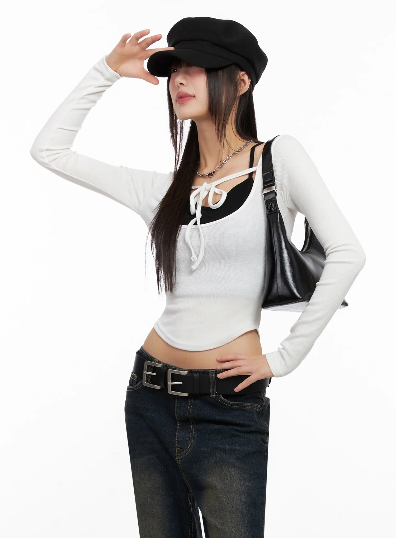 Classic Square Shoulder Bag IN503 - Image 6