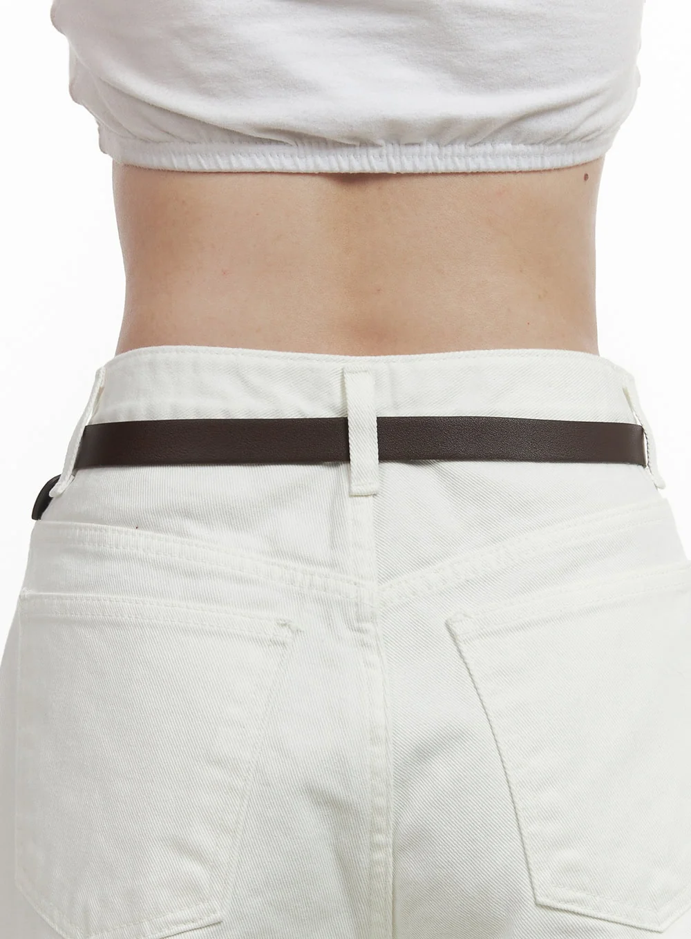 Classic Thin Buckle Belt OO416 - Image 3