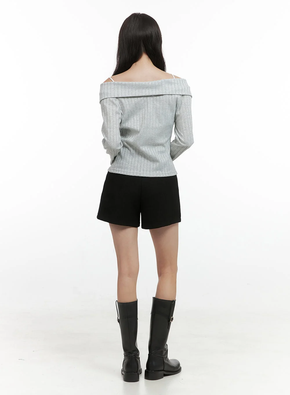 Classic Tweed Shorts OS423 - Image 6