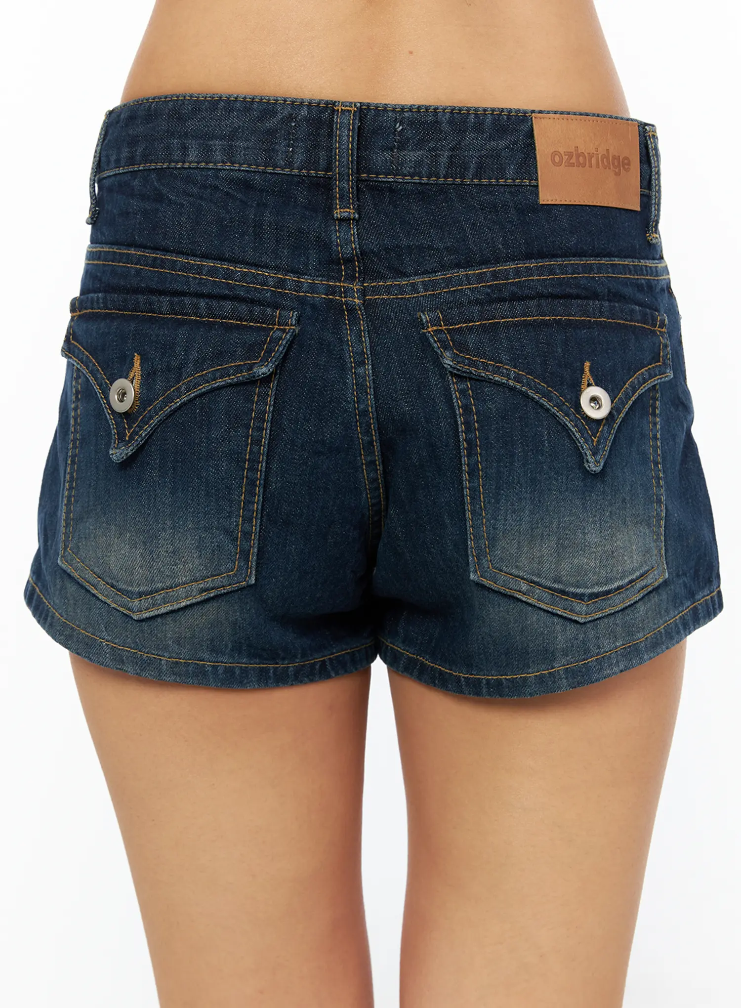 Classic Washed Denim Shorts CU517 - Image 6