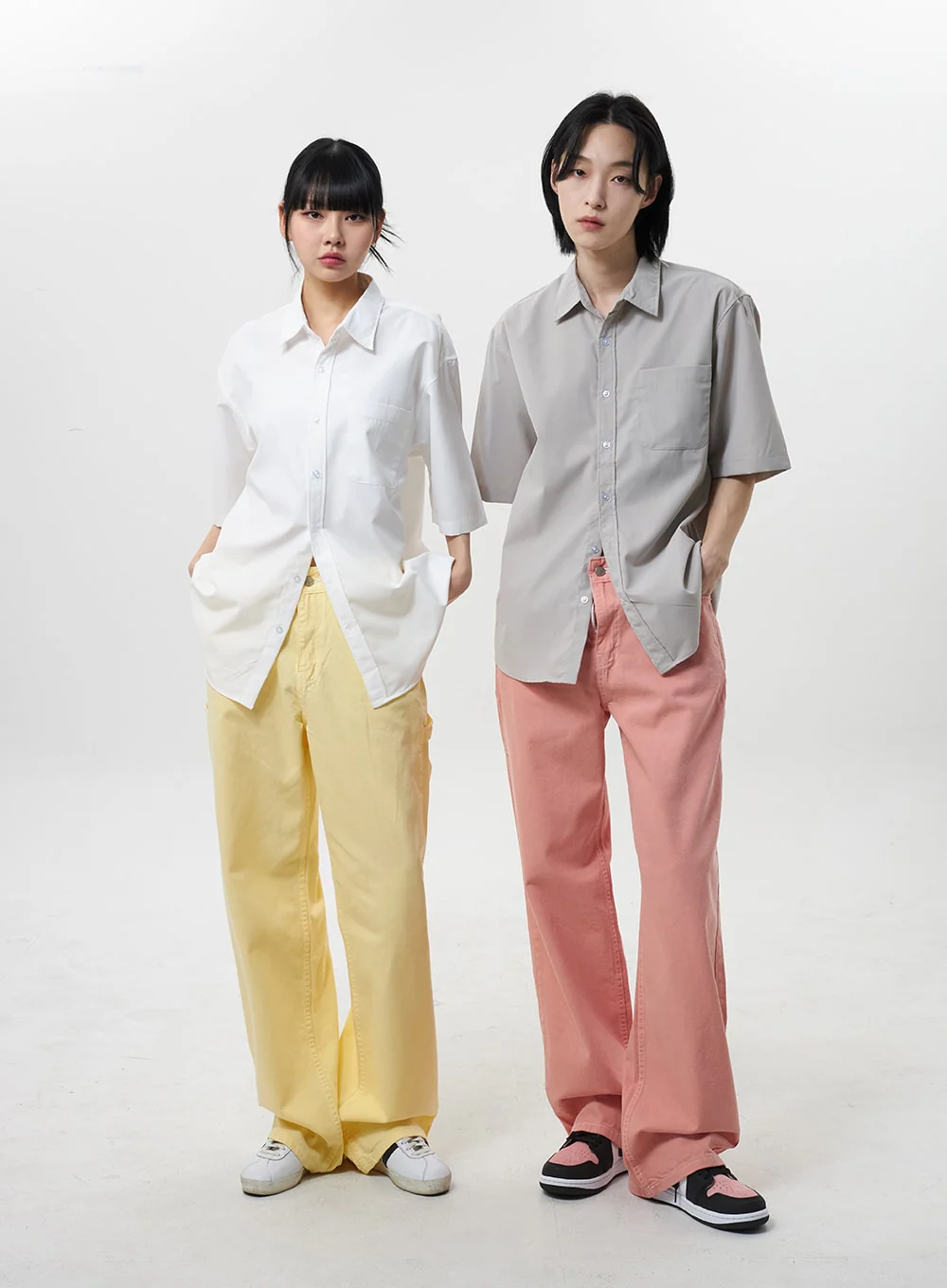 Color Cotton Pants Unisex CY318 - Image 2