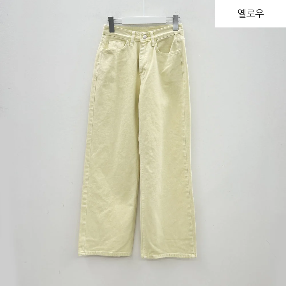 Color Wide Leg Pants B1801 - Image 24