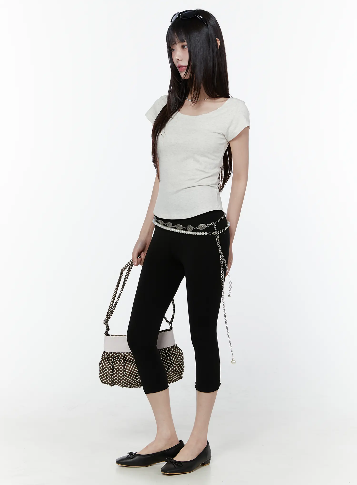 Comfort Fit Capri Leggings CU508 - Image 4
