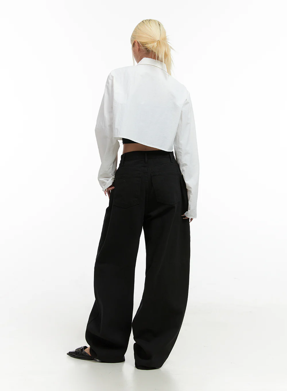 Comfy Cotton Wide-Leg Trousers CO414 - Image 4