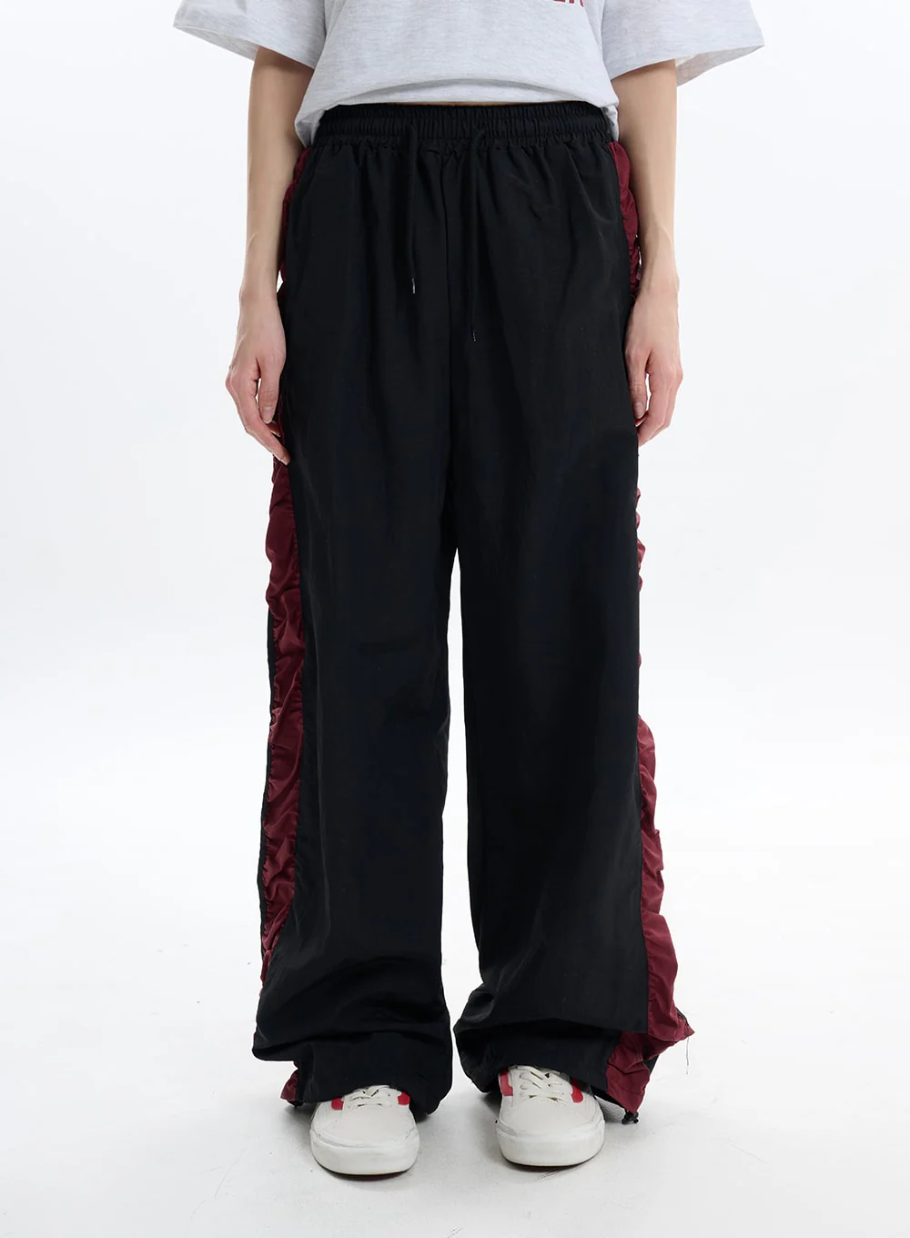 Contrasting Wide Pants IF413 - Image 5