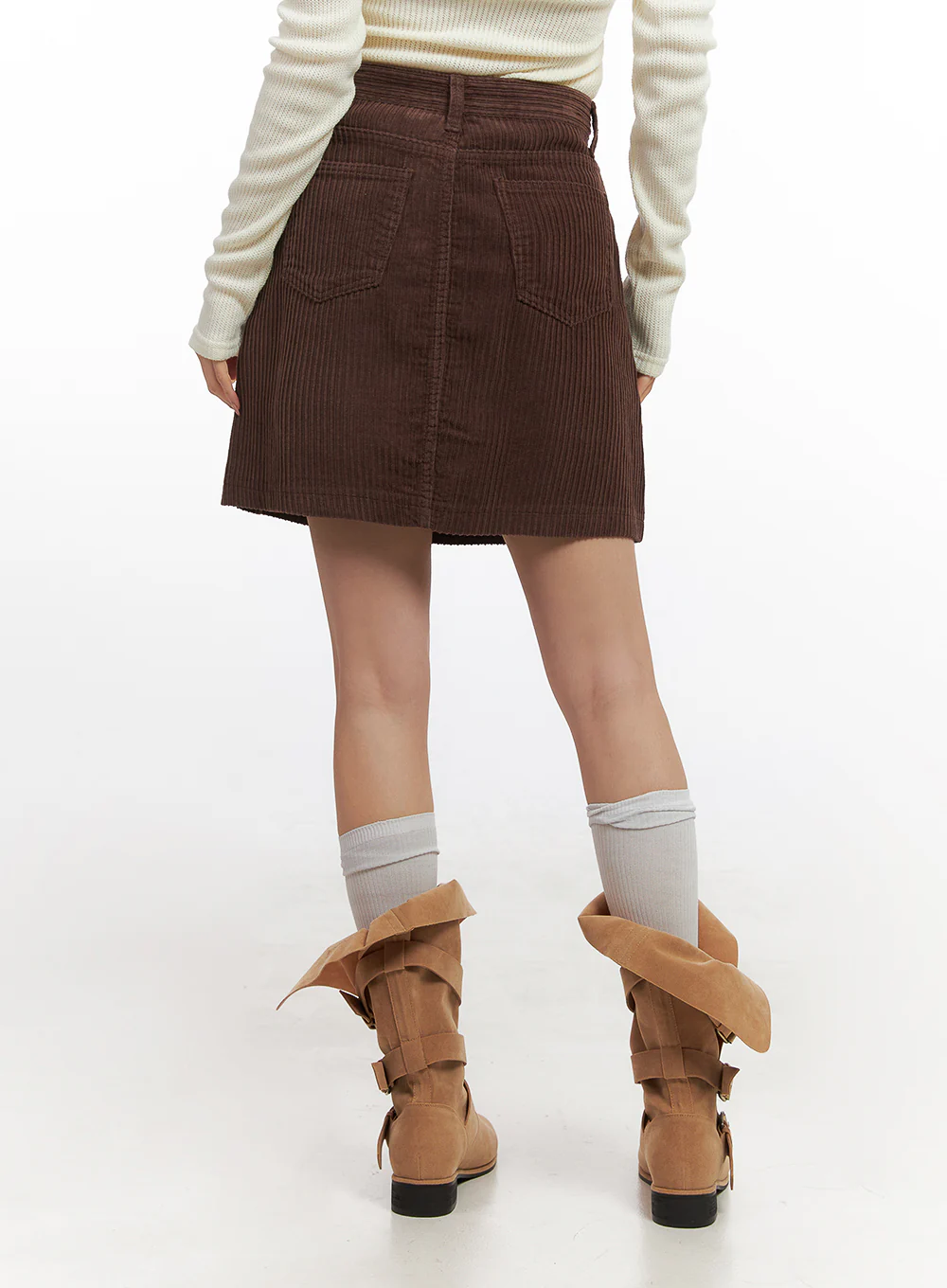 Corduroy Midi Skirt CN426 - Image 7