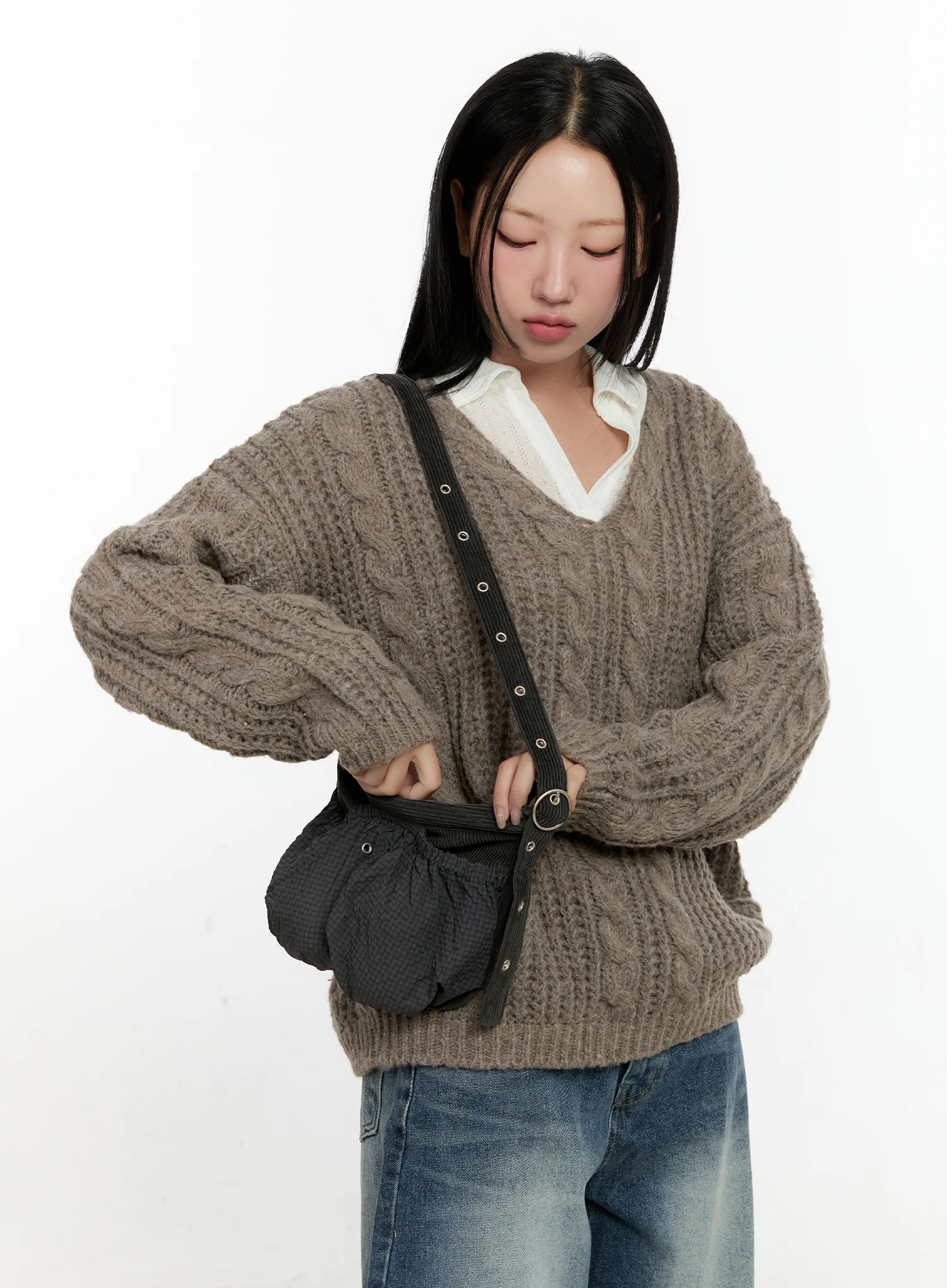 Corduroy Mini Crossbody Bag CN506 - Image 2
