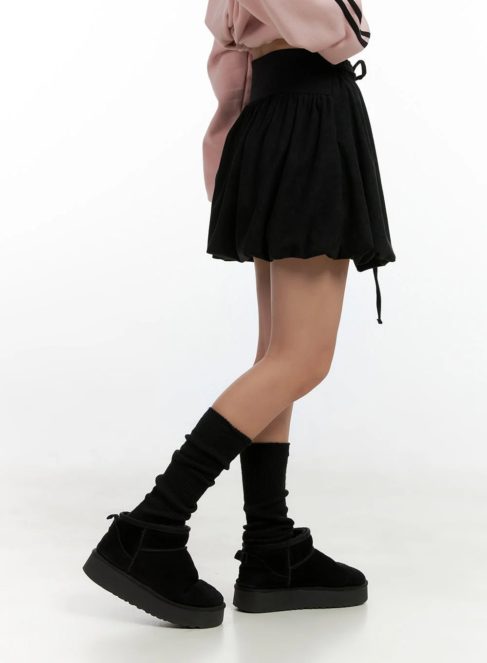 Corduroy Solid Mini Skirt CN412 - Image 6