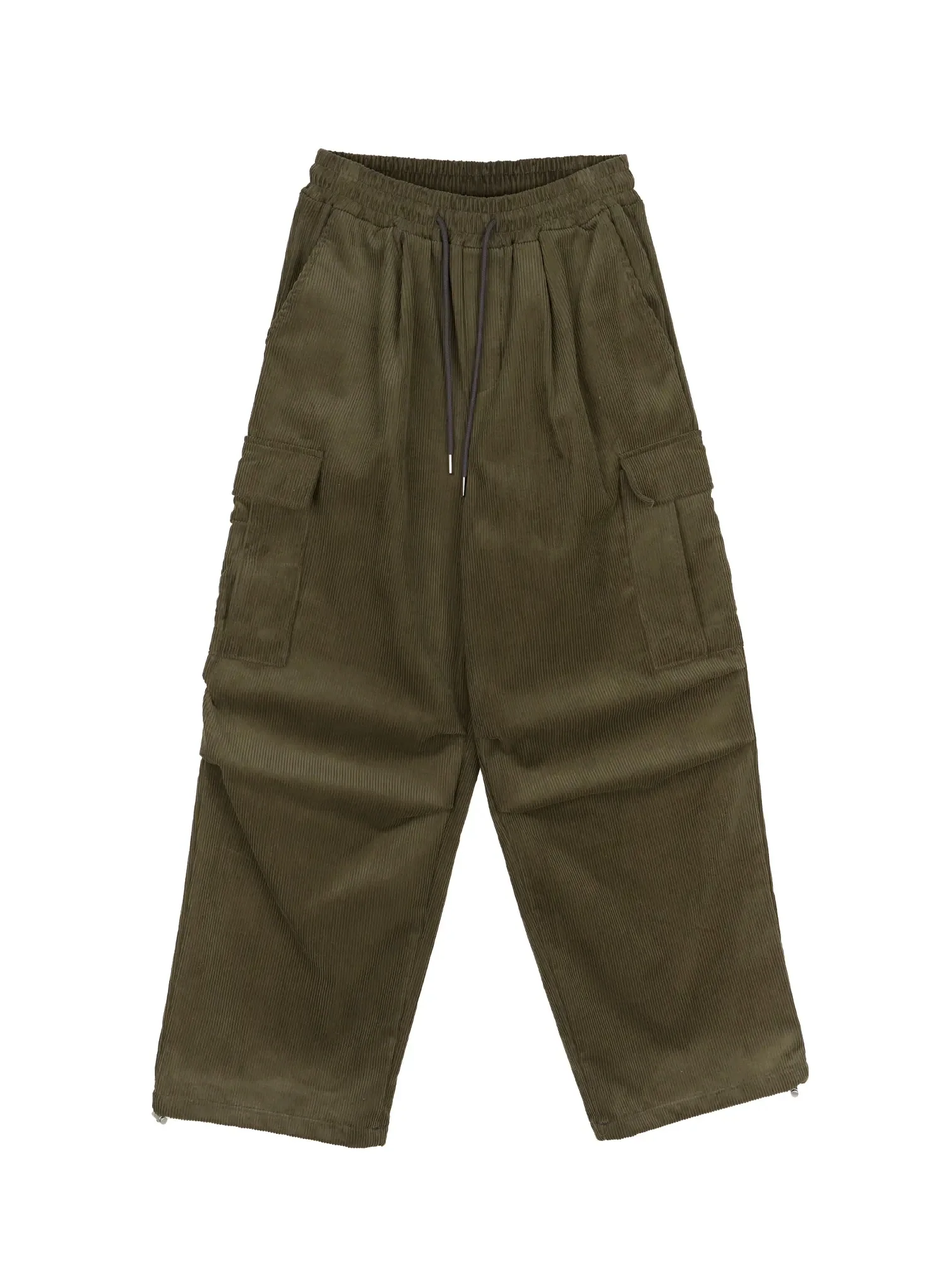 Corduroy Wide Cargo Pants IJ521 - Image 17