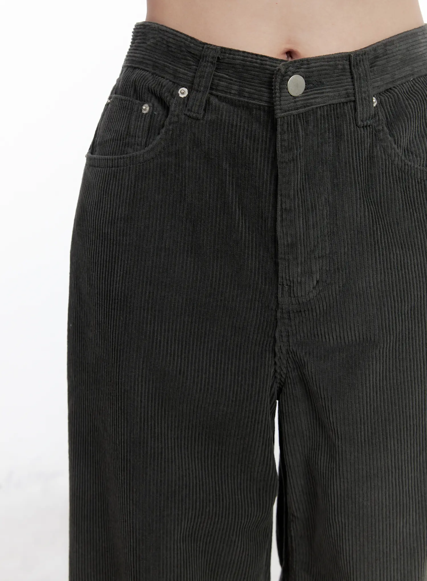 Corduroy Wide Pants CN518 - Image 3