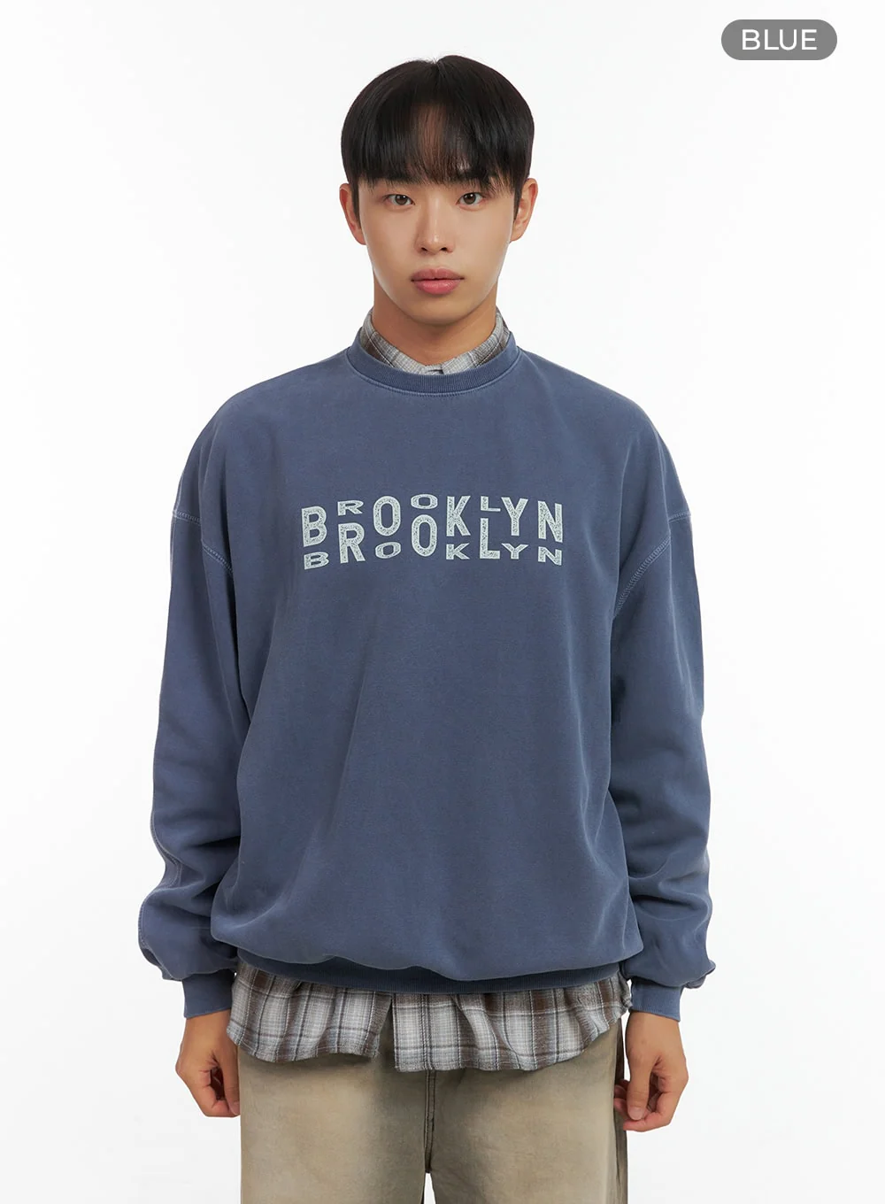 Cotton Bliss Washed Lettering Sweatshirt CO410 - Image 10