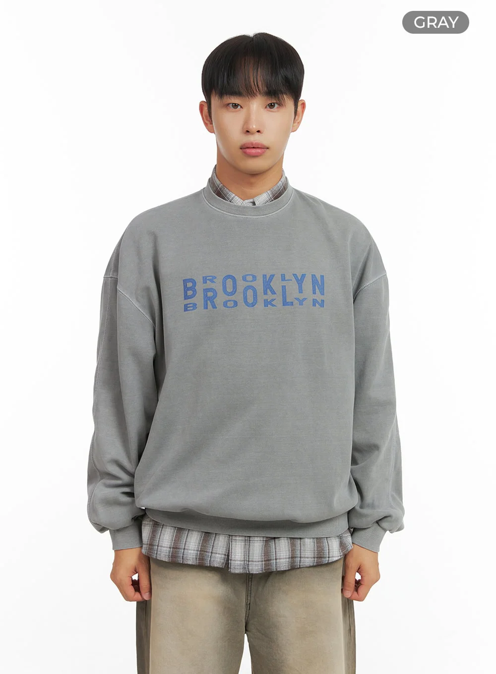 Cotton Bliss Washed Lettering Sweatshirt CO410 - Image 11
