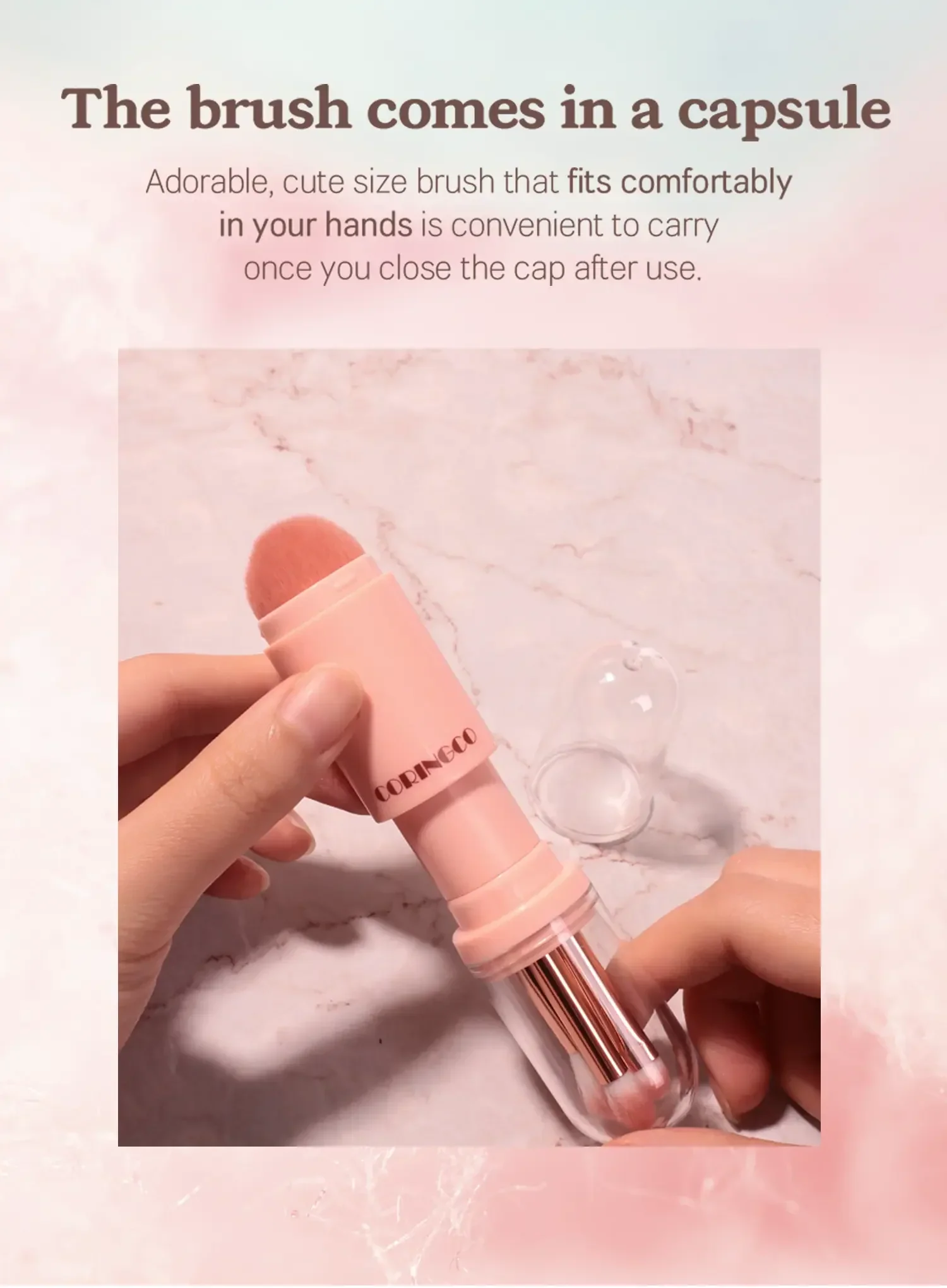 Cotton Candy Capsule Brush Set 4pcs (80g) - Image 7