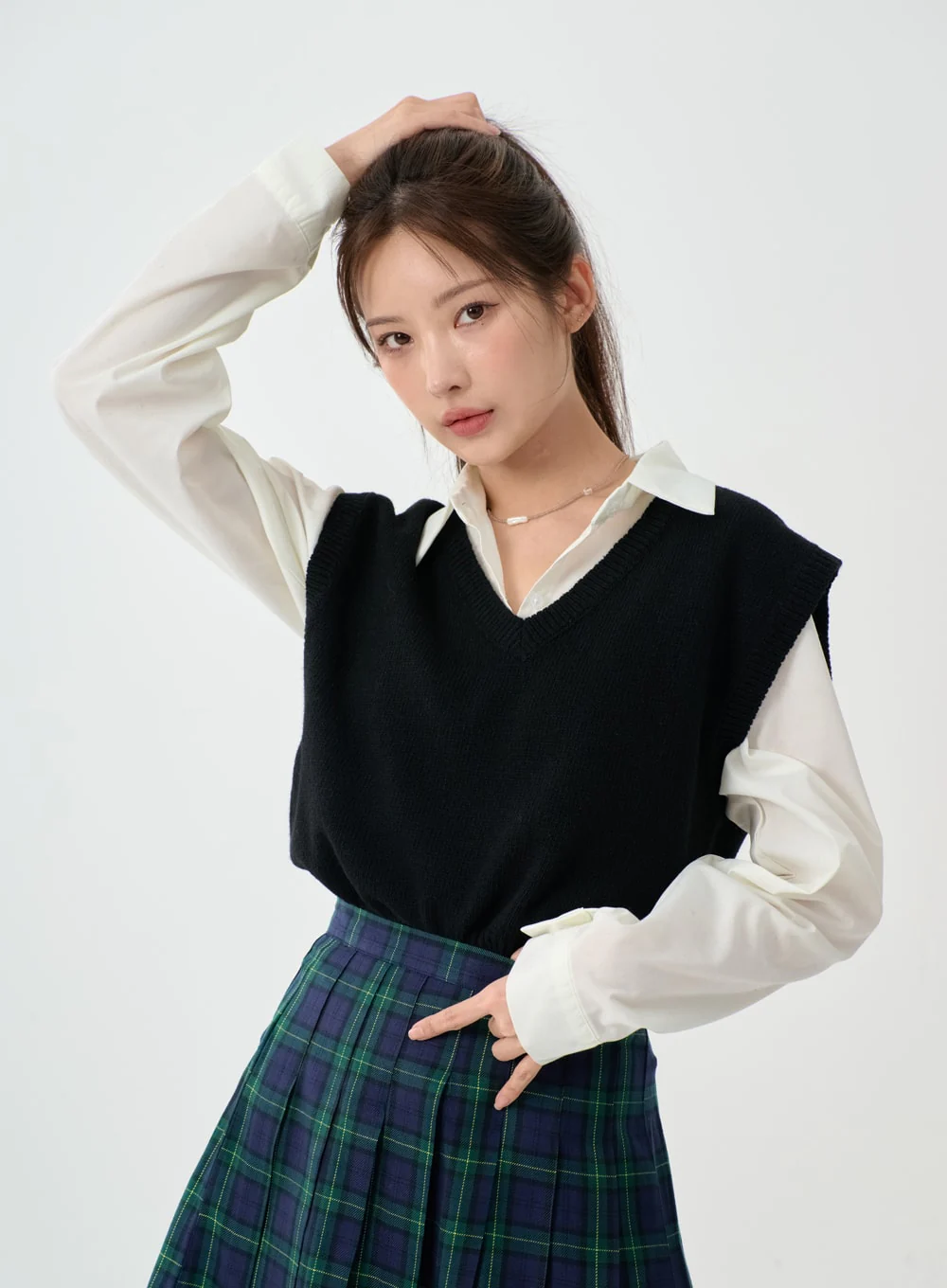 Cotton Cropped Long Sleeve T-Shirt IS15 - Image 12