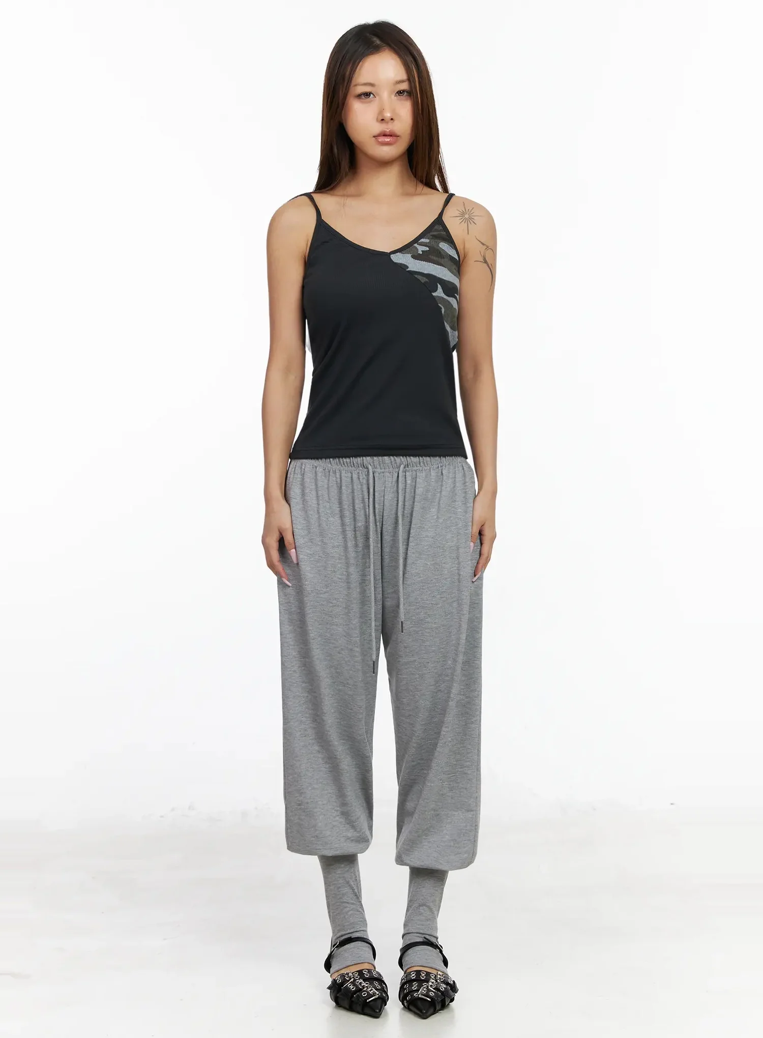 Cotton Leg Warmer Sweat Shorts IY515 - Image 8