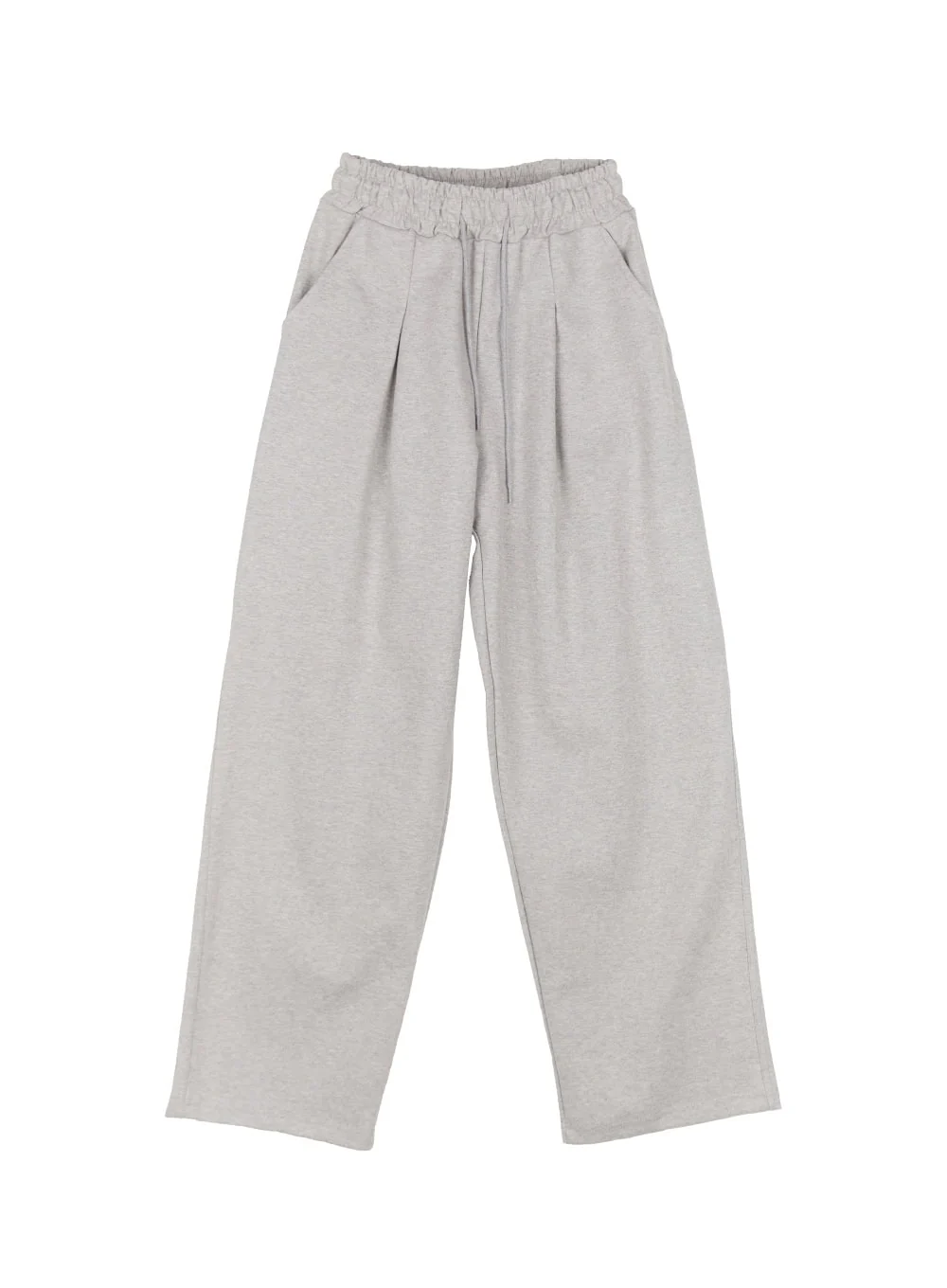 Cotton Pintuck Wide-Fit Sweatpants IY516 - Image 17