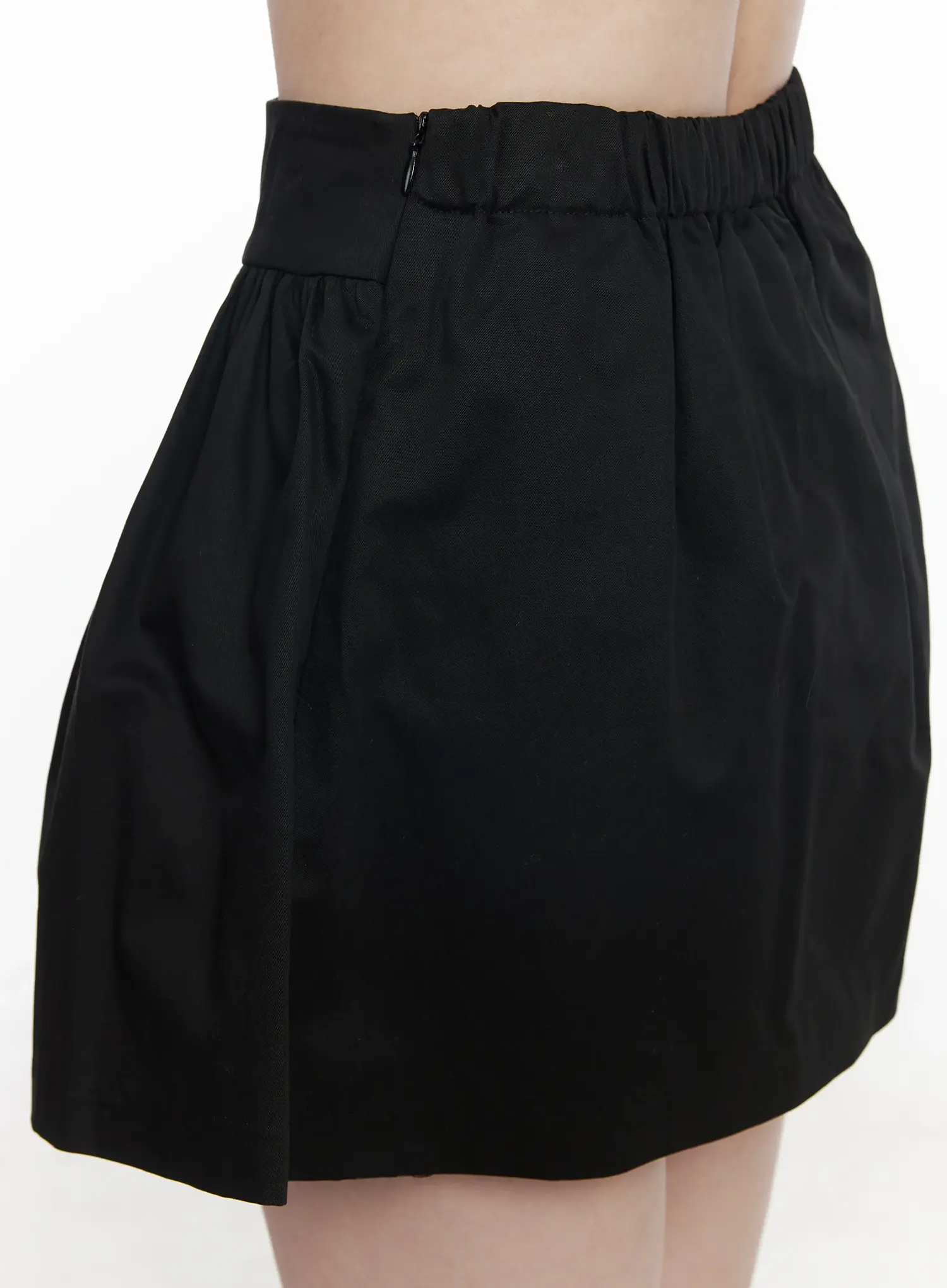 Cotton Shirred A-Line Mini Skirt IF524 - Image 10