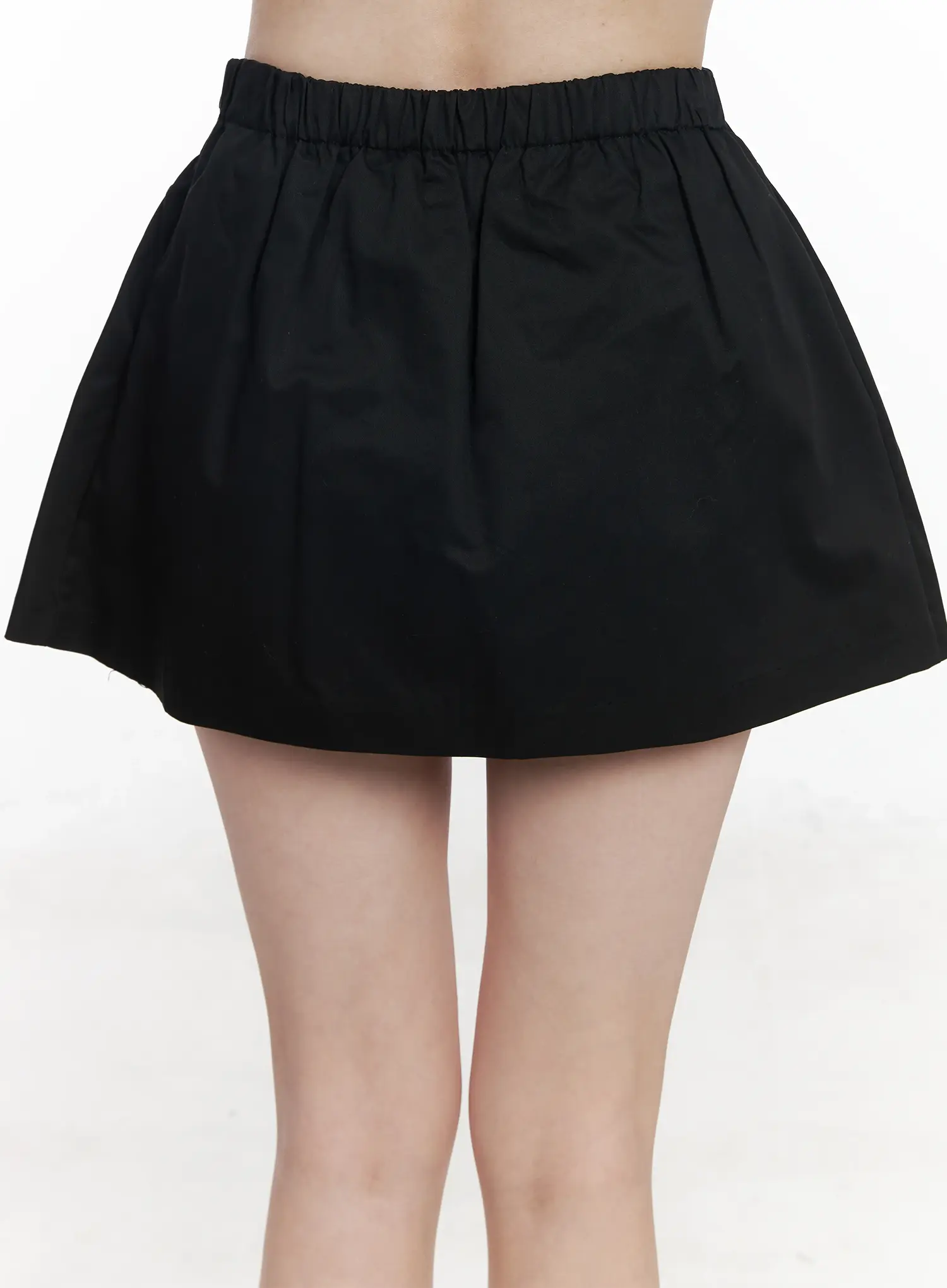Cotton Shirred A-Line Mini Skirt IF524 - Image 11