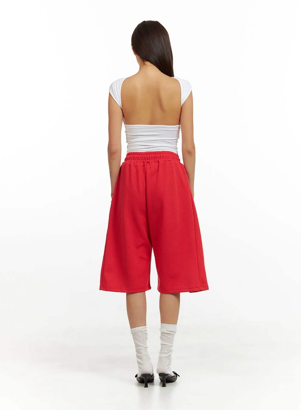 Cotton Sweat Shorts (UNISEX) IU419 - Image 6