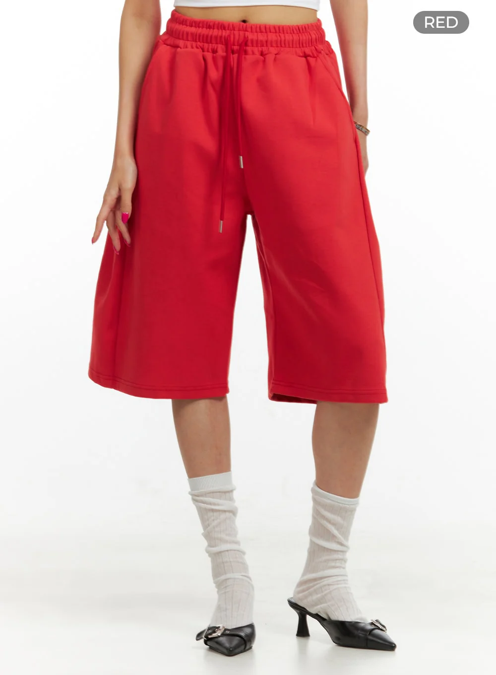 Cotton Sweat Shorts (UNISEX) IU419 - Image 8