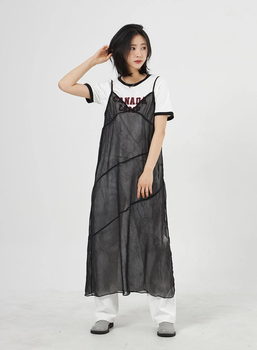 Cotton Wide Leg Pants OA307 - Image 10