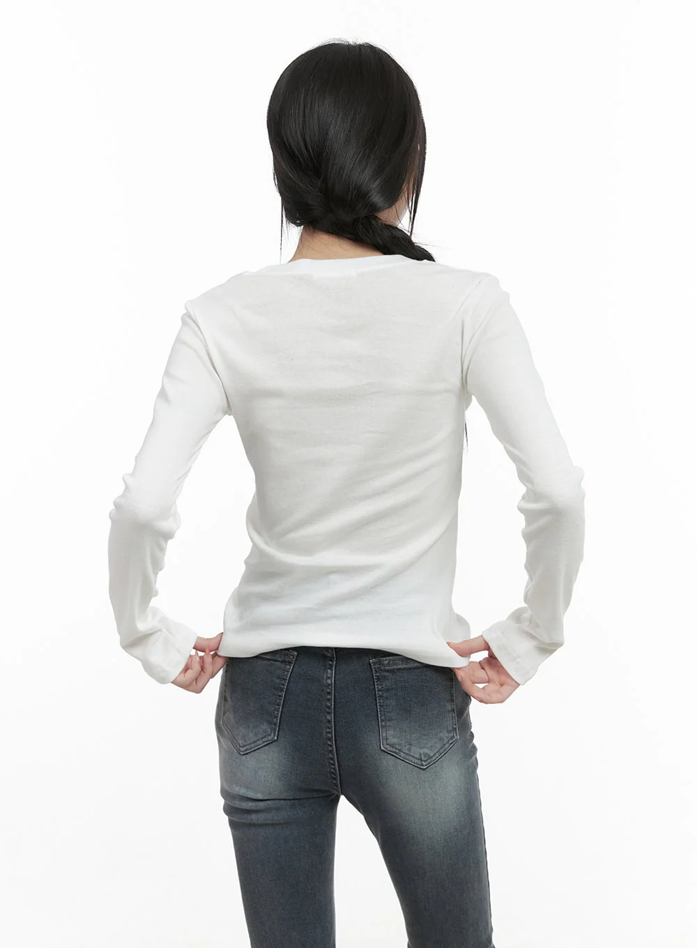 Cozy Cotton Long Sleeve Tee CS413 - Image 6