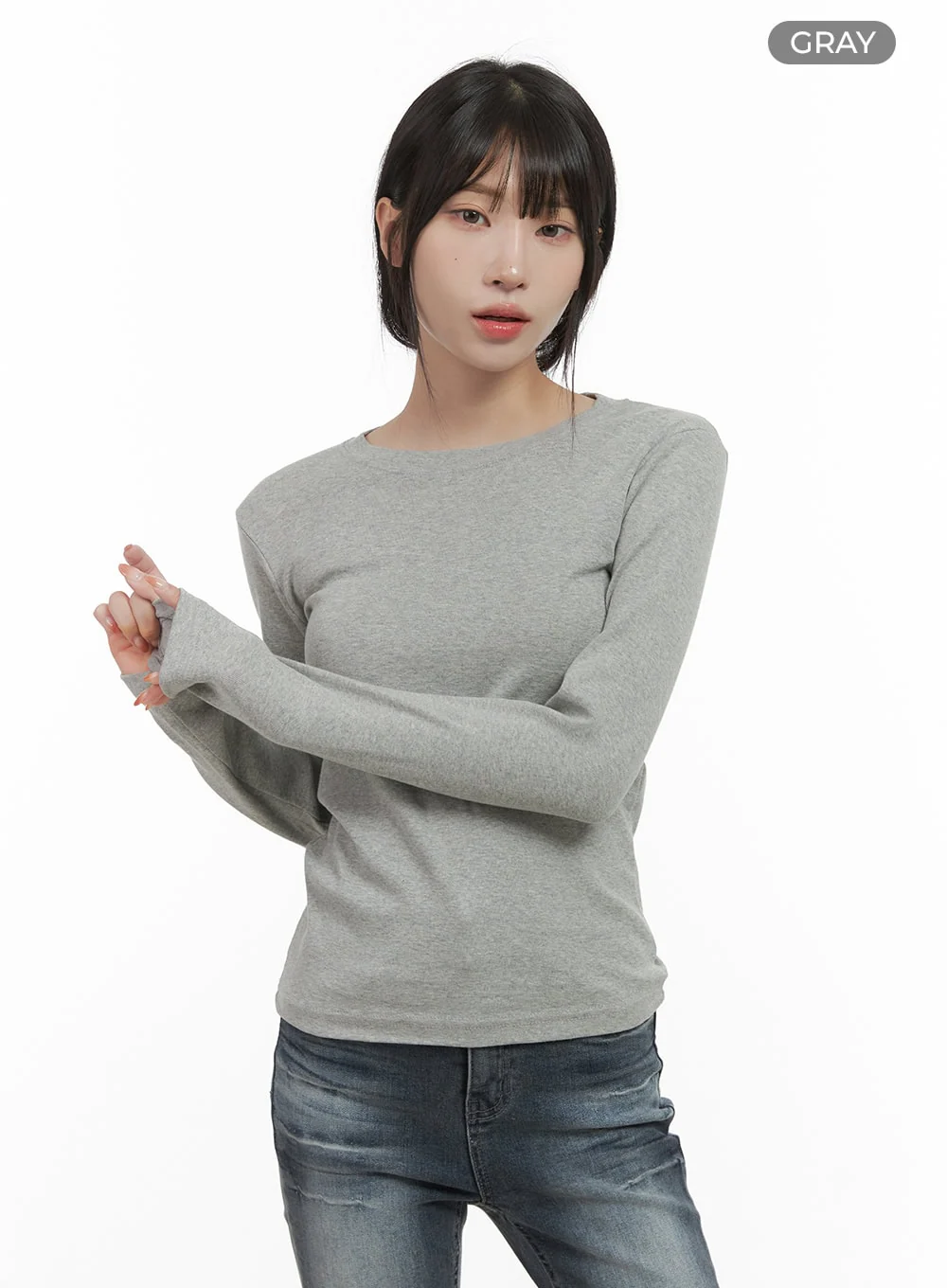 Cozy Cotton Long Sleeve Tee CS413 - Image 8