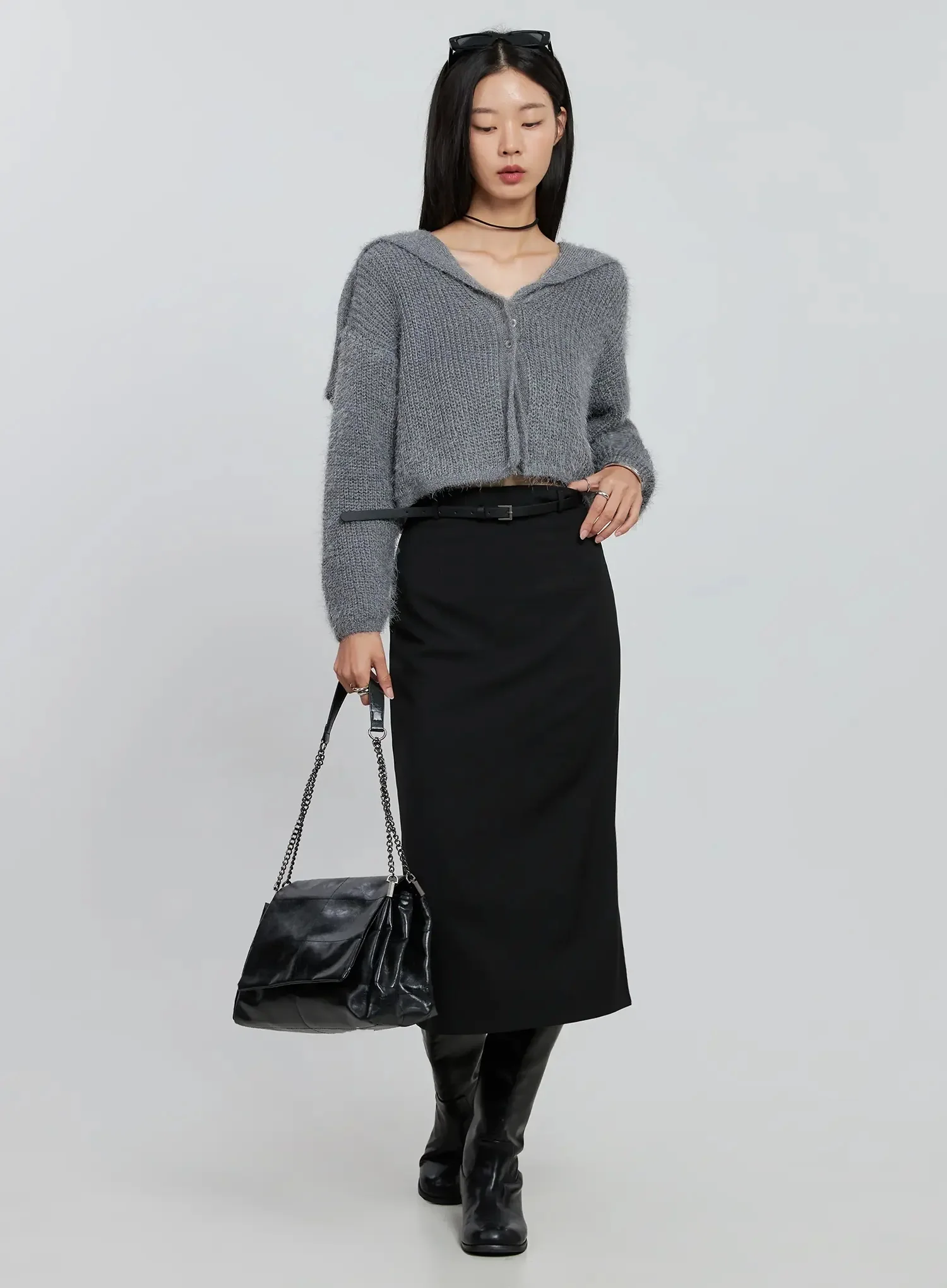 Cozy Crop Cardigan IO530 - Image 2