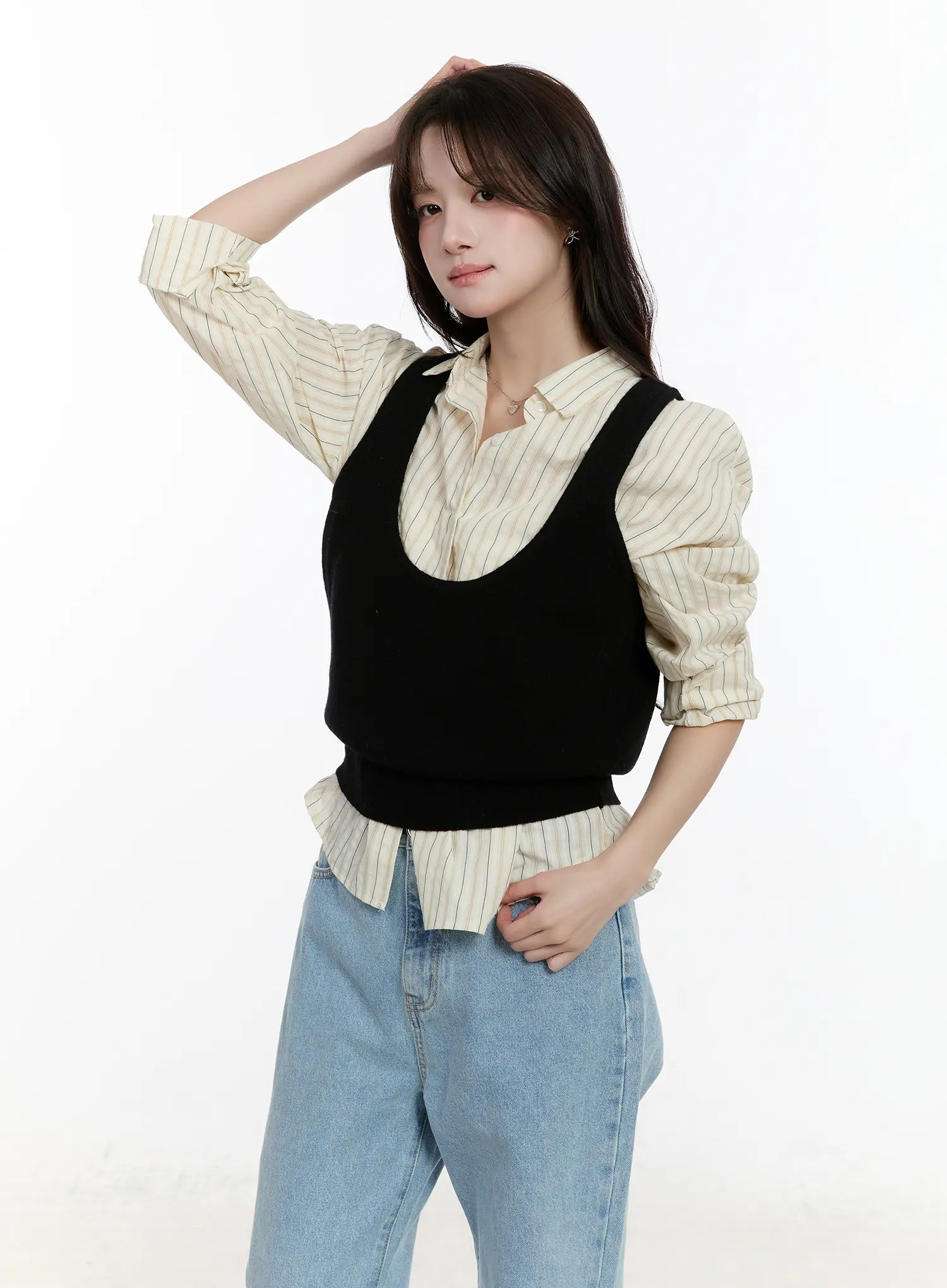 Cozy Knit Vest CM510 - Image 5