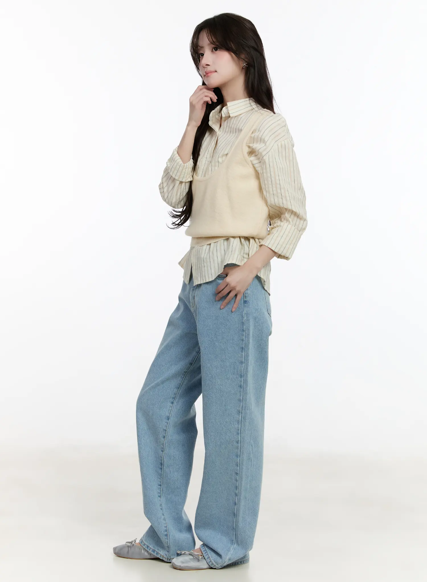 Cozy Knit Vest CM510 - Image 8