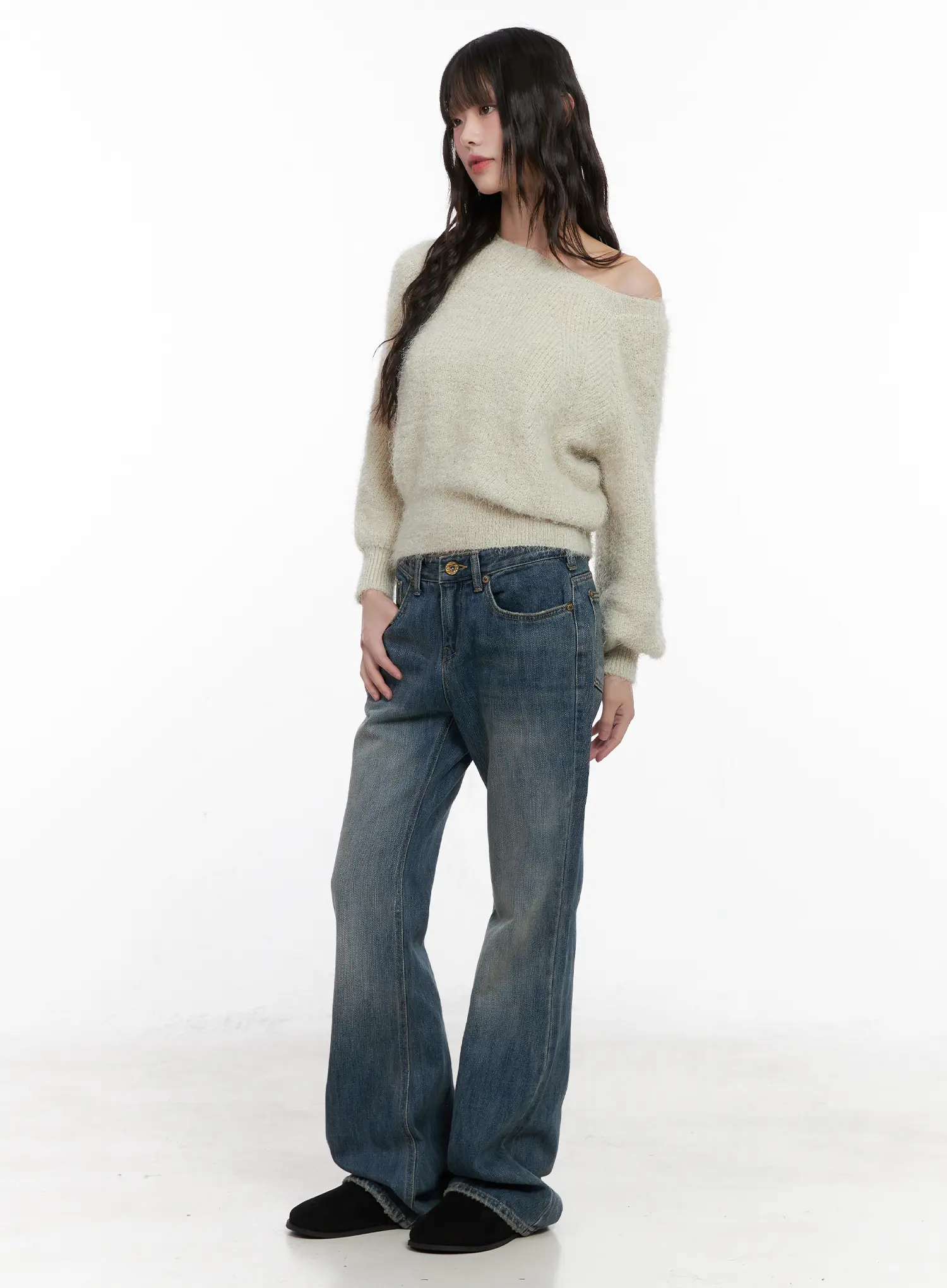 Cozy Two-Way Knit Sweater CN510 - Image 6