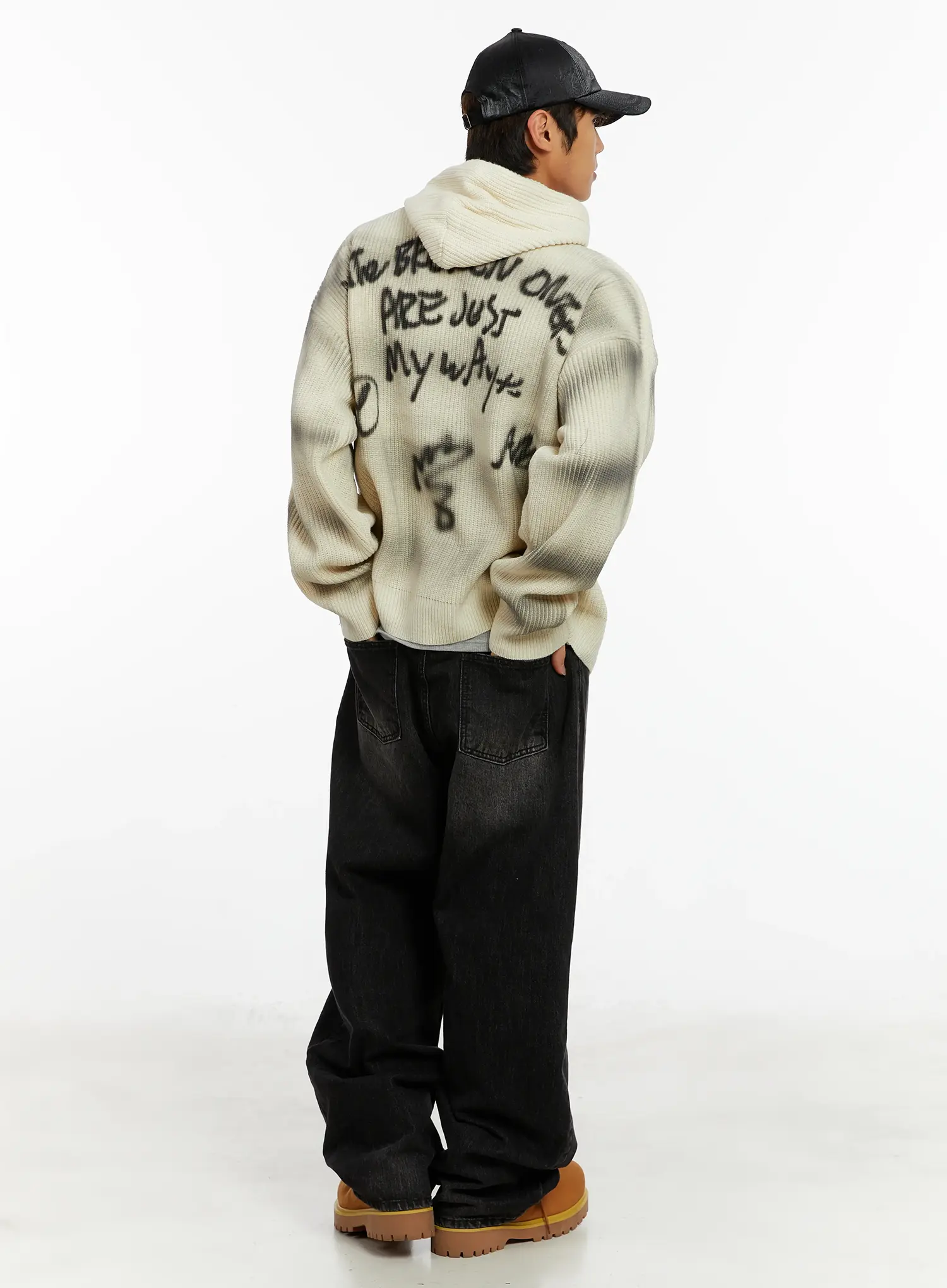 Crackle Faux Leather Youth Cap ID524 - Image 7