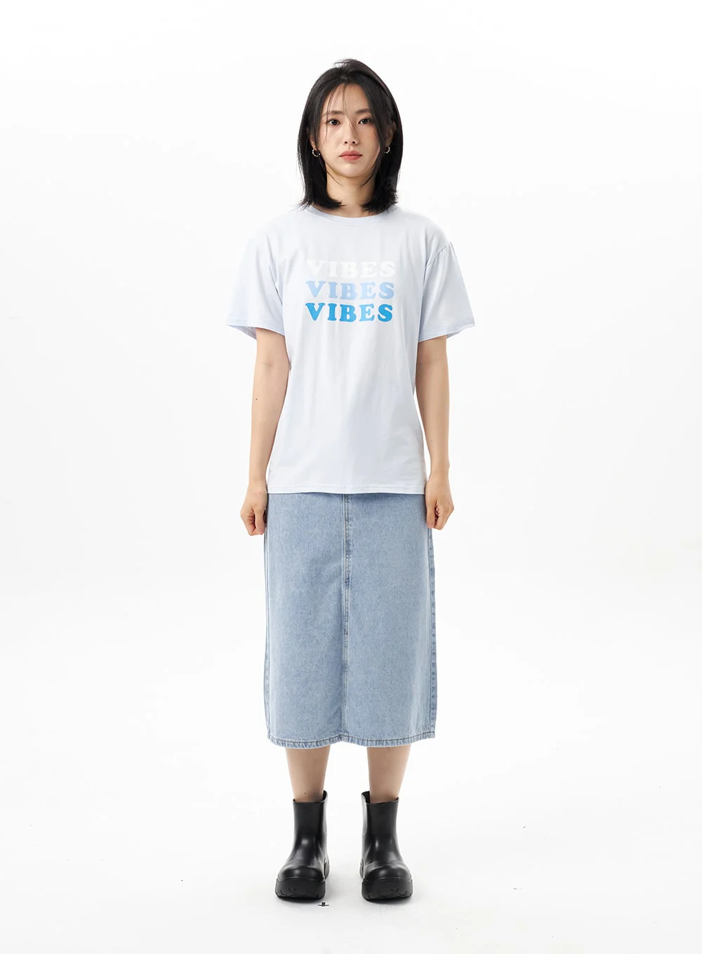 Crewneck Graphic Tee OU313 - Image 8