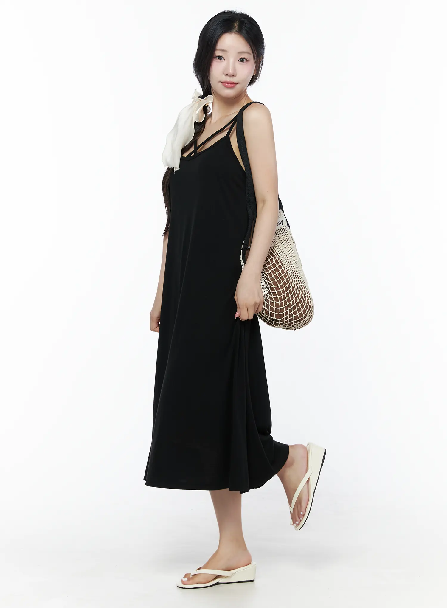 Criss-Cross Strap Maxi Dress IU525 - Image 11