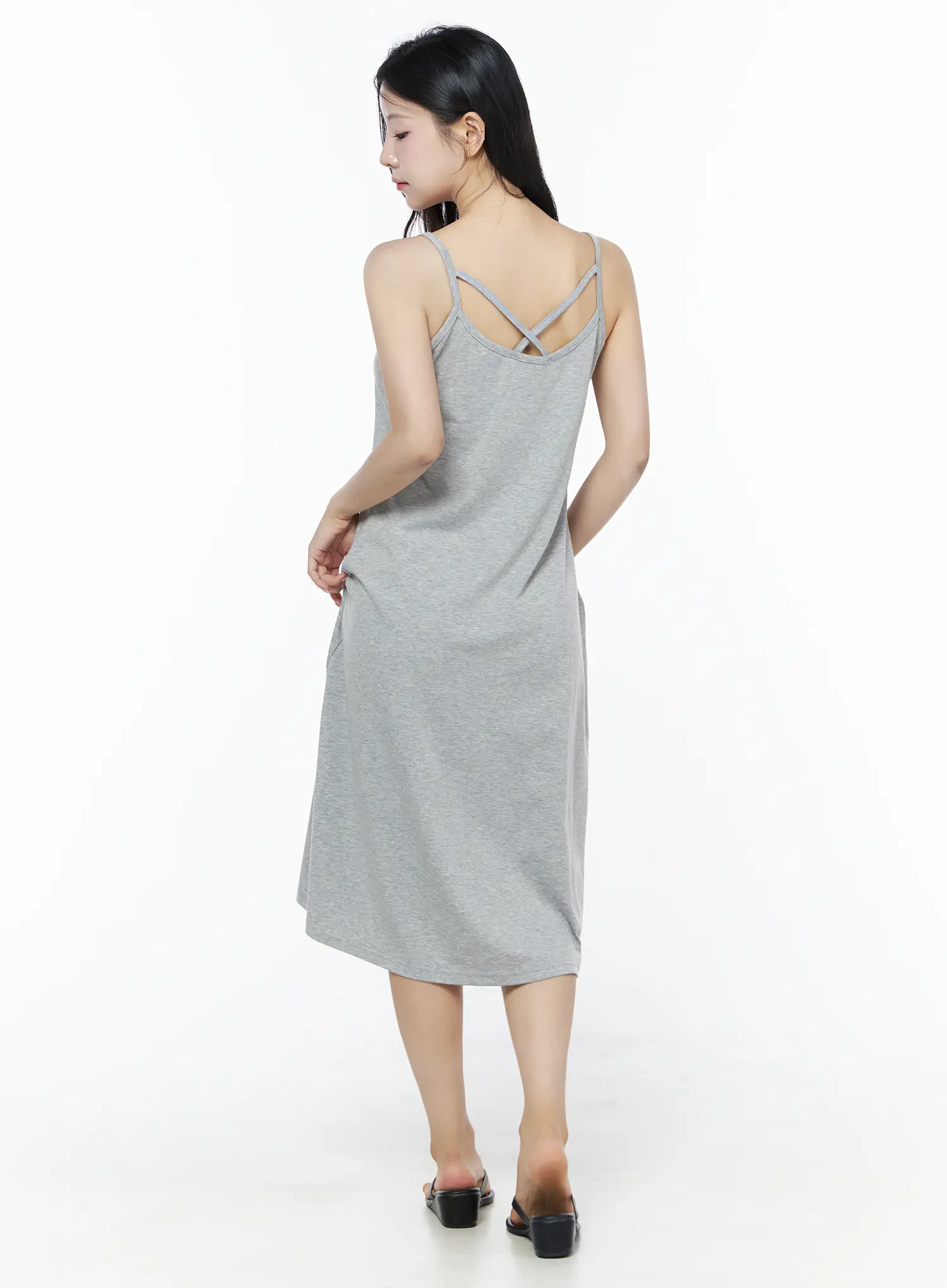 Criss-Cross Strap Maxi Dress IU525 - Image 13