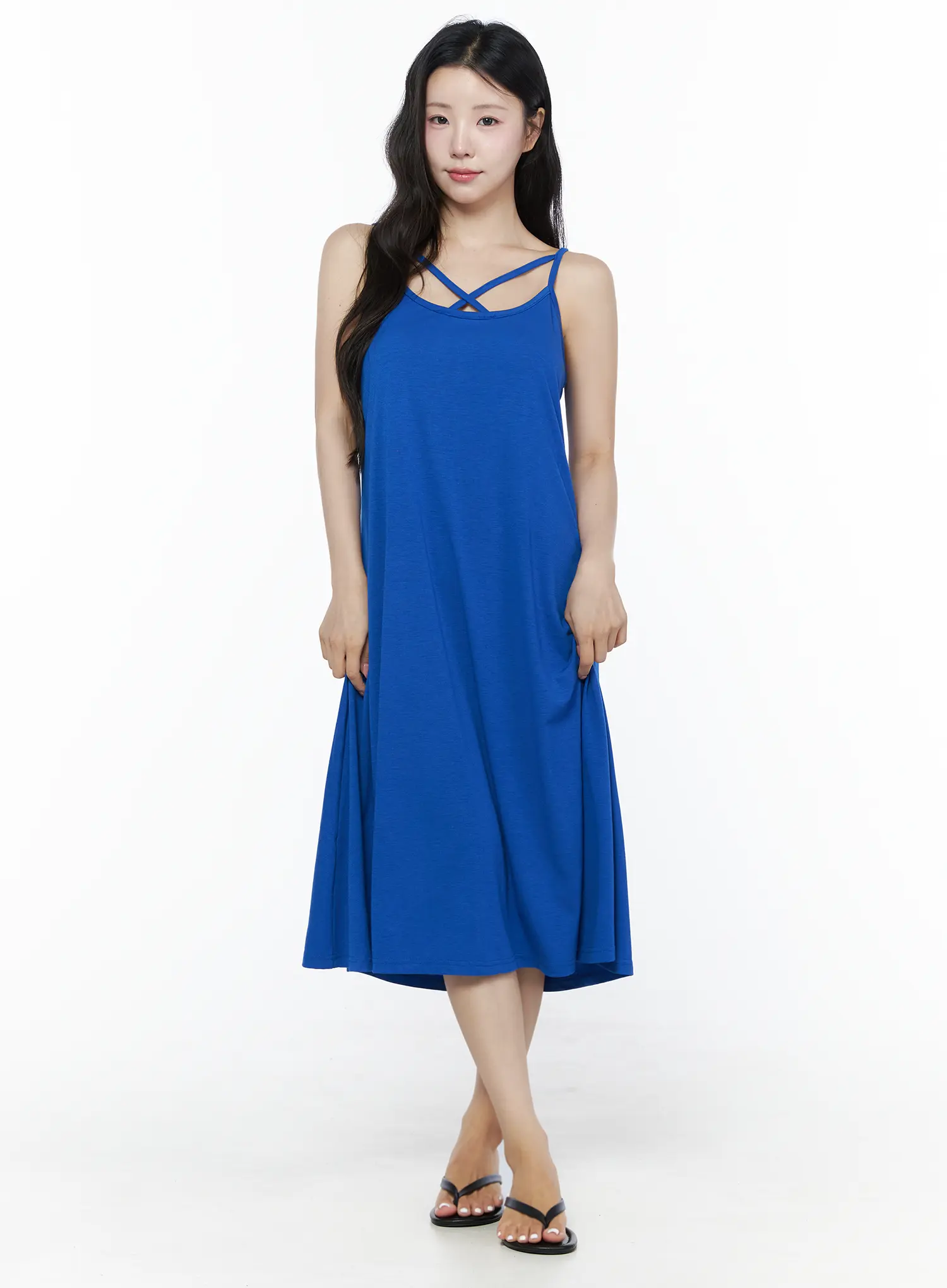 Criss-Cross Strap Maxi Dress IU525 - Image 14